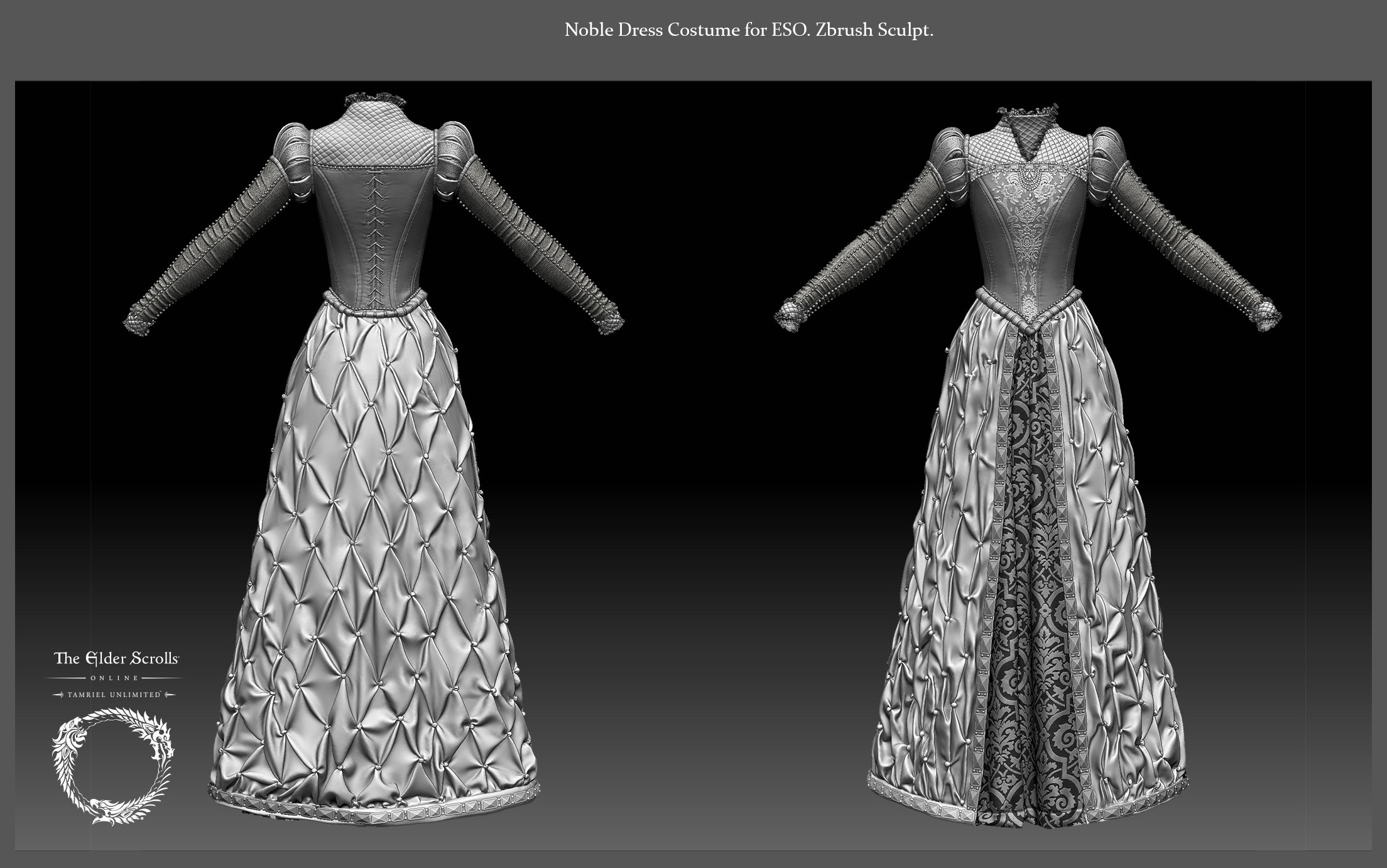 Tatiana Malinko - Noble Dress Costume for Elder Scrolls Online.