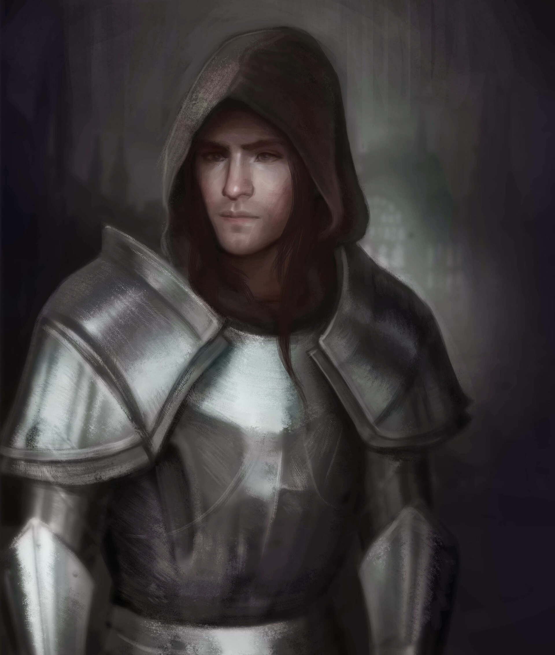 Michael Sniderman Male Knight Character Portrait
