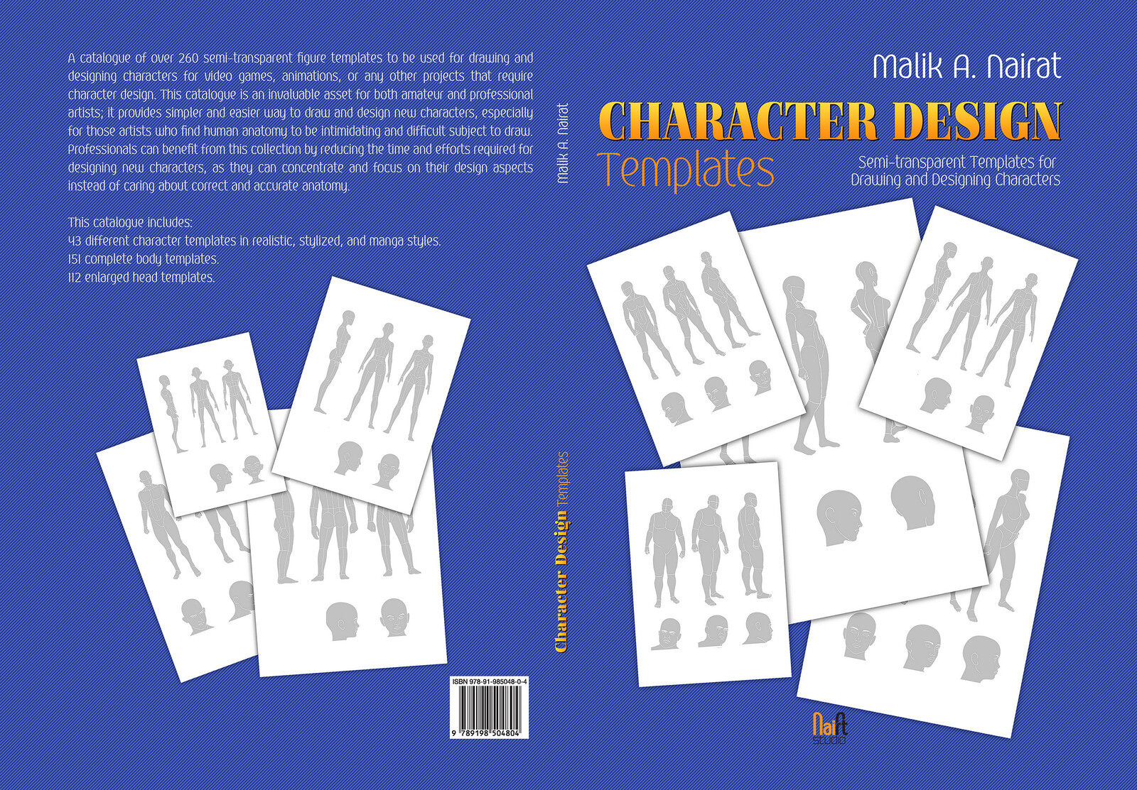 Malik Nairat - Character Design Templates (Book) Malik Nairat - Character Design Templates (Book)