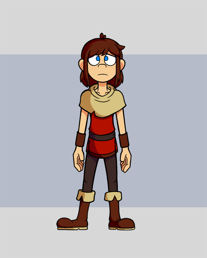 An animated 8-point turnaround of Robin.