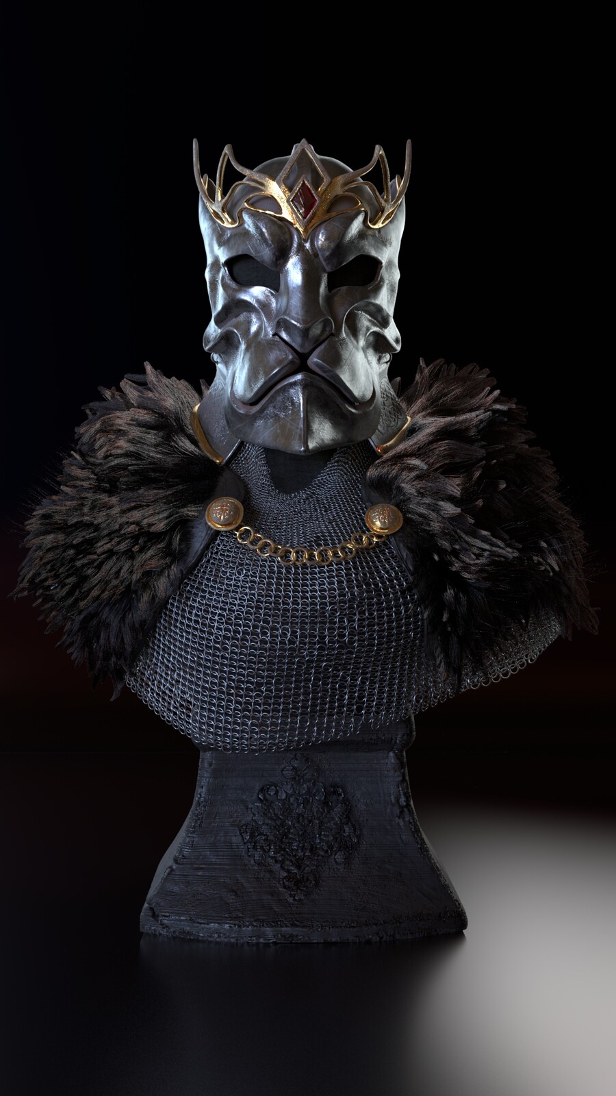 King Arthur's battle armor - Front Beauty