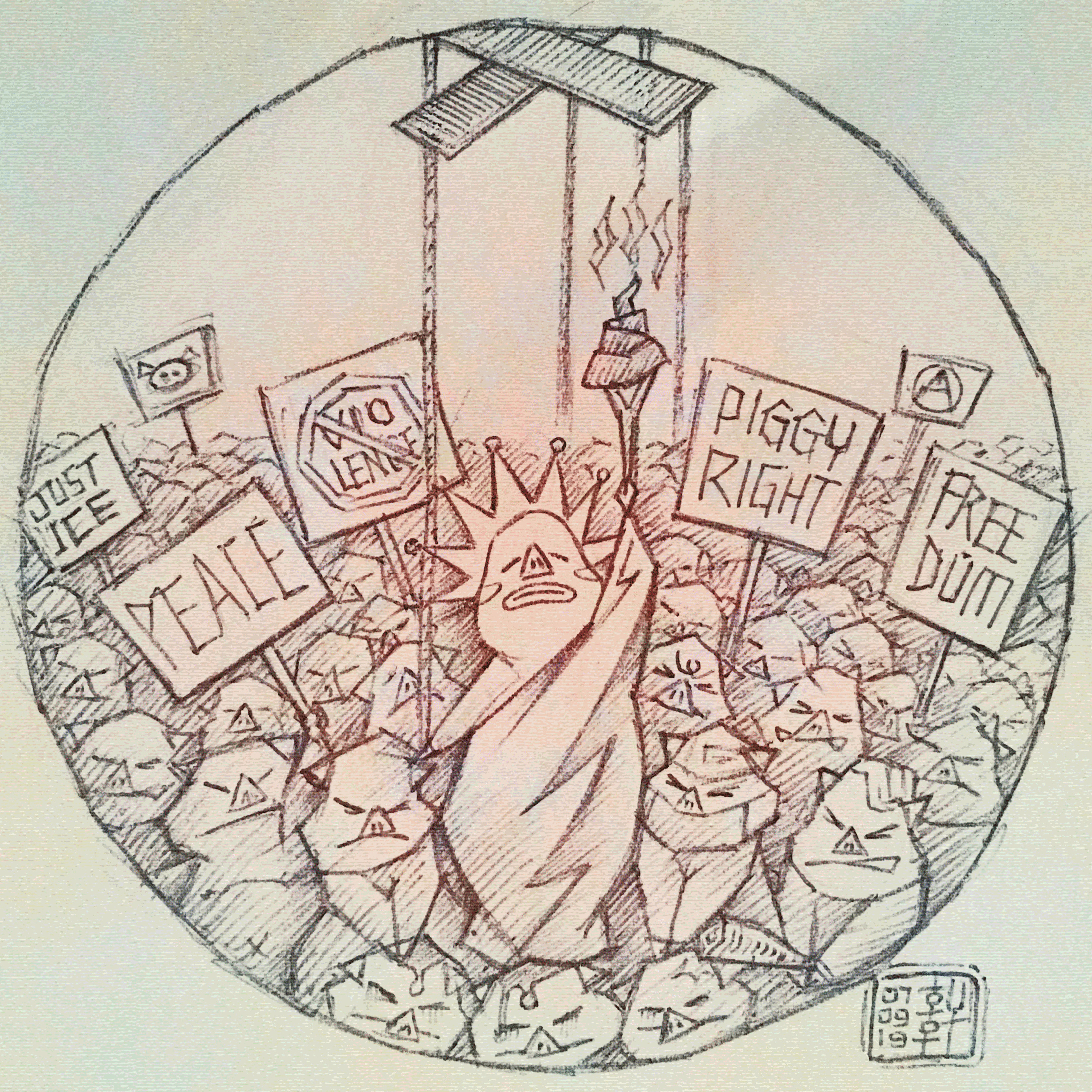 The Crowd - Sketch