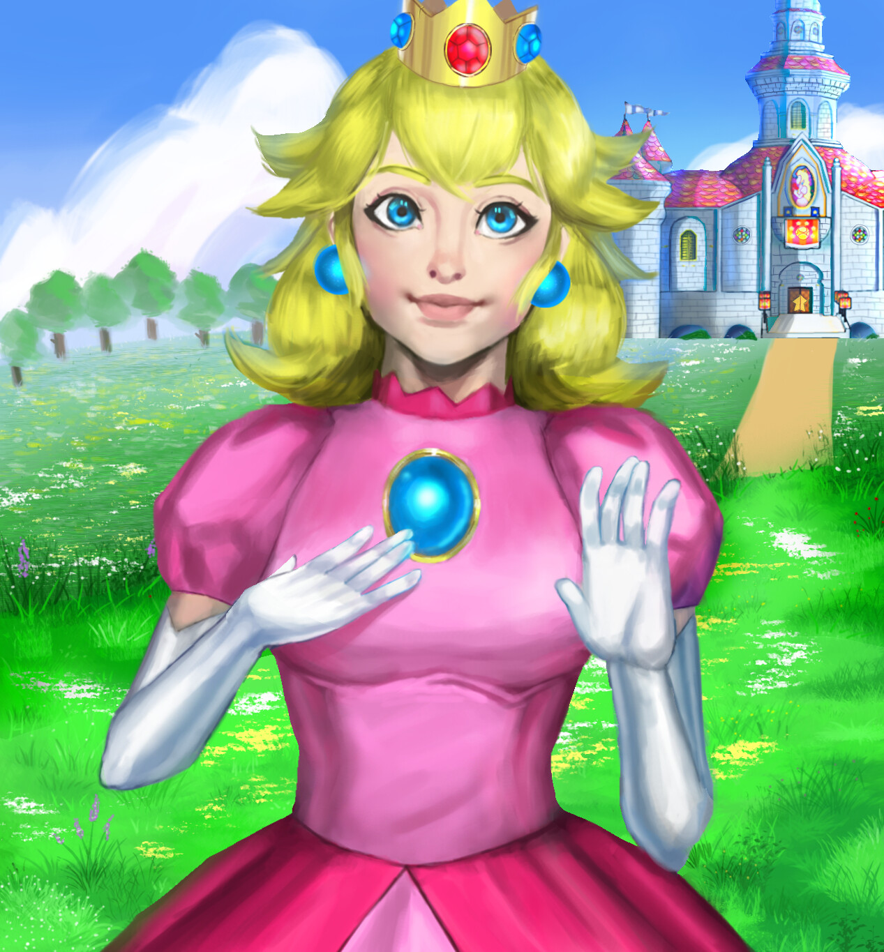 ArtStation - Princess Peach