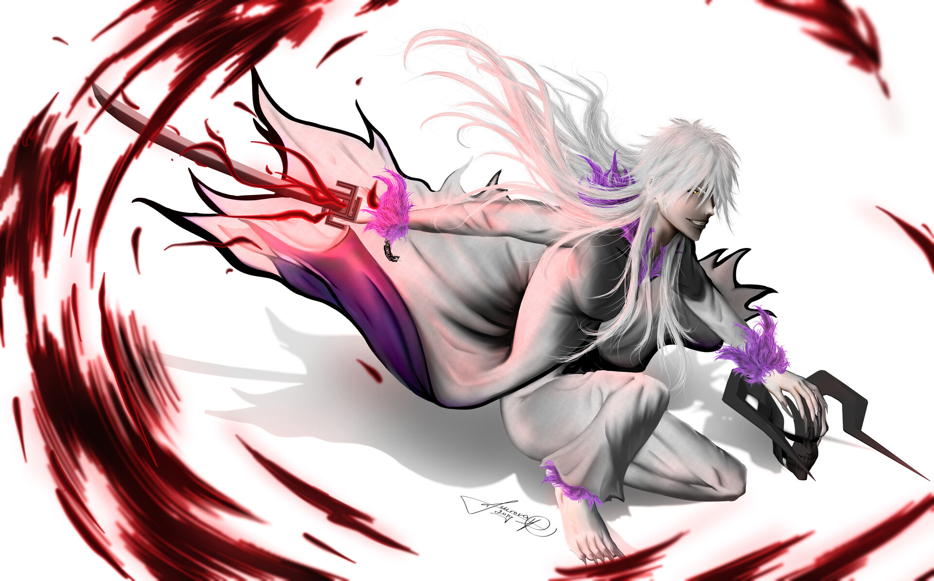 Artstation White Ichigo Aurora Archangel With only fragmented memories of his past life, he struggles to achieve. white ichigo aurora archangel