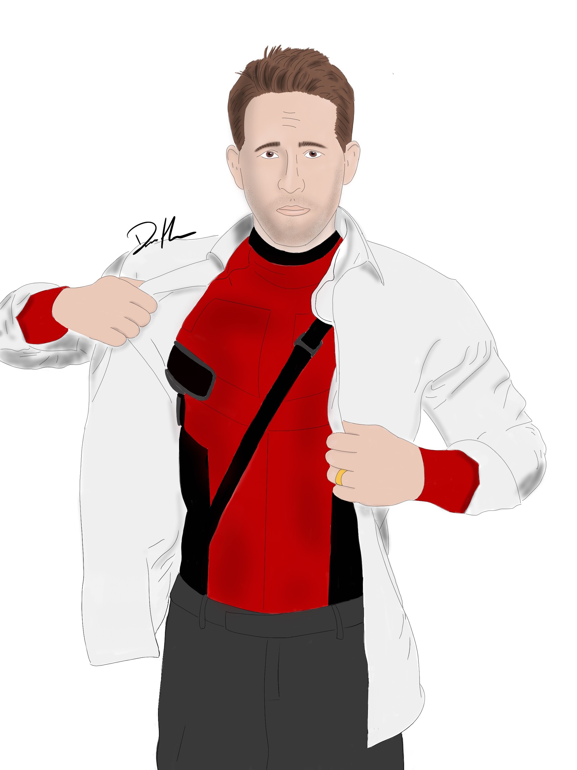 ArtStation “I’m touching myself tonight” Deadpool