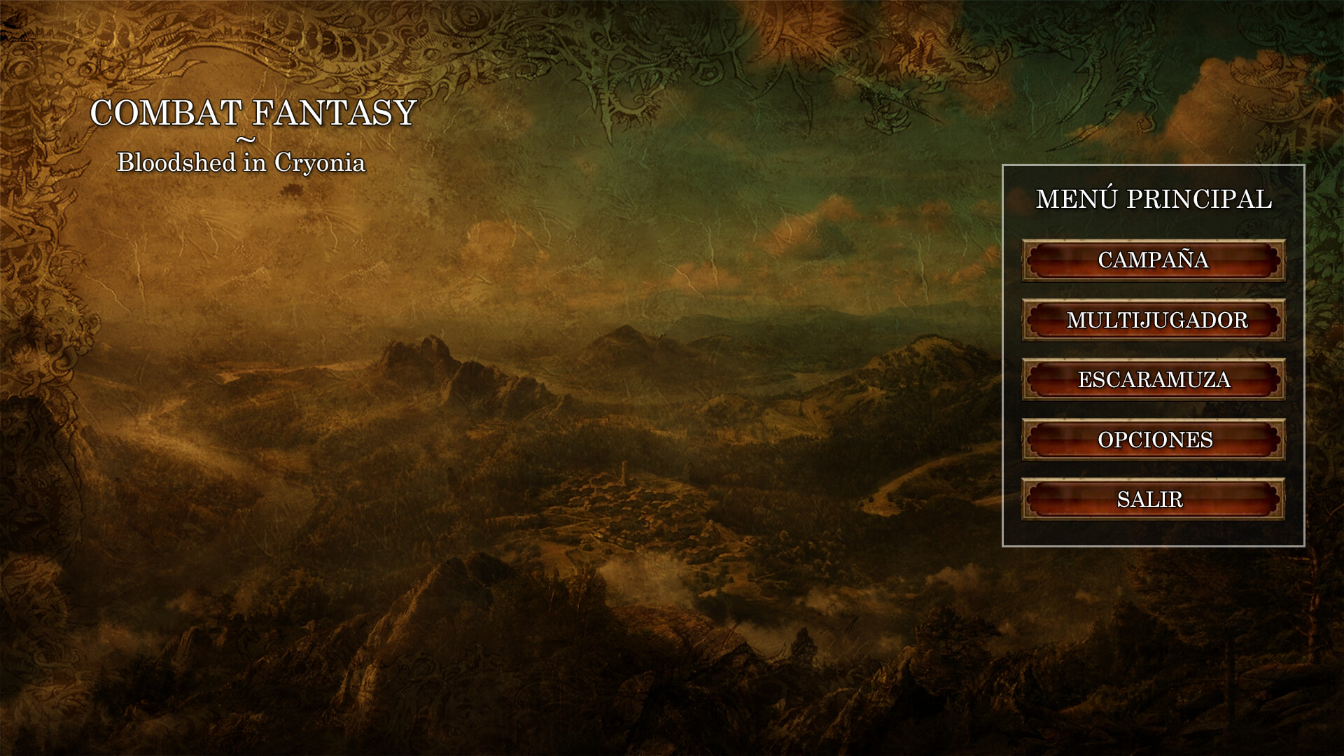 ArtStation - UI Design - Menus for an RTS game