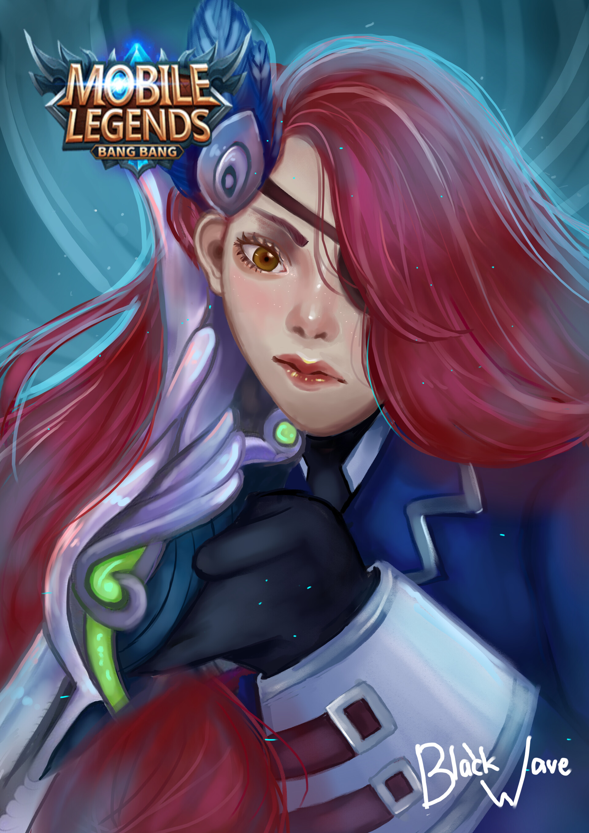 Artstation Lesley Mobile Legend Fanart Blackwave Artwork