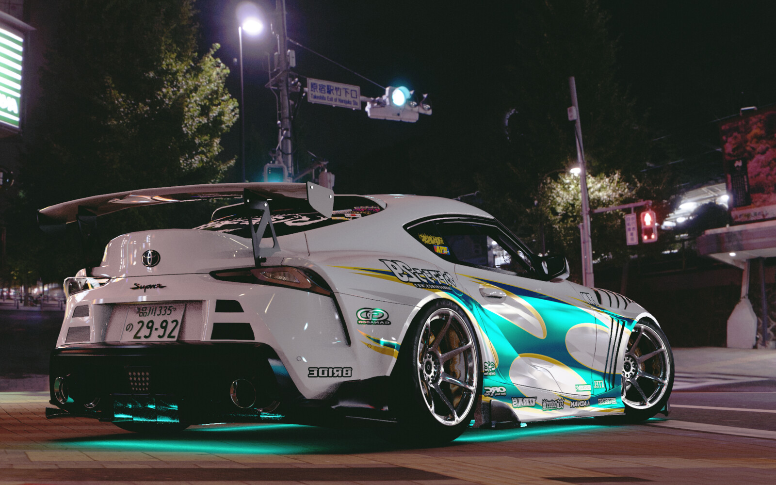 Toyota supra street drift Toyota supra street drift