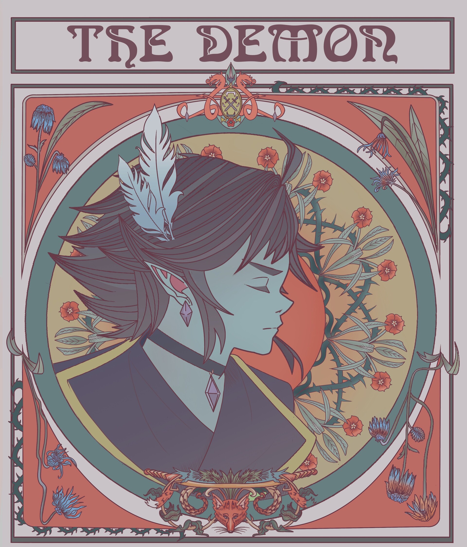 Artstation The Demon Beatrice Battista