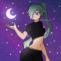 Artstation Cute Galaxy Girl Draw This In Your Style Foxi Art,Wayfair Pink Desk Chair