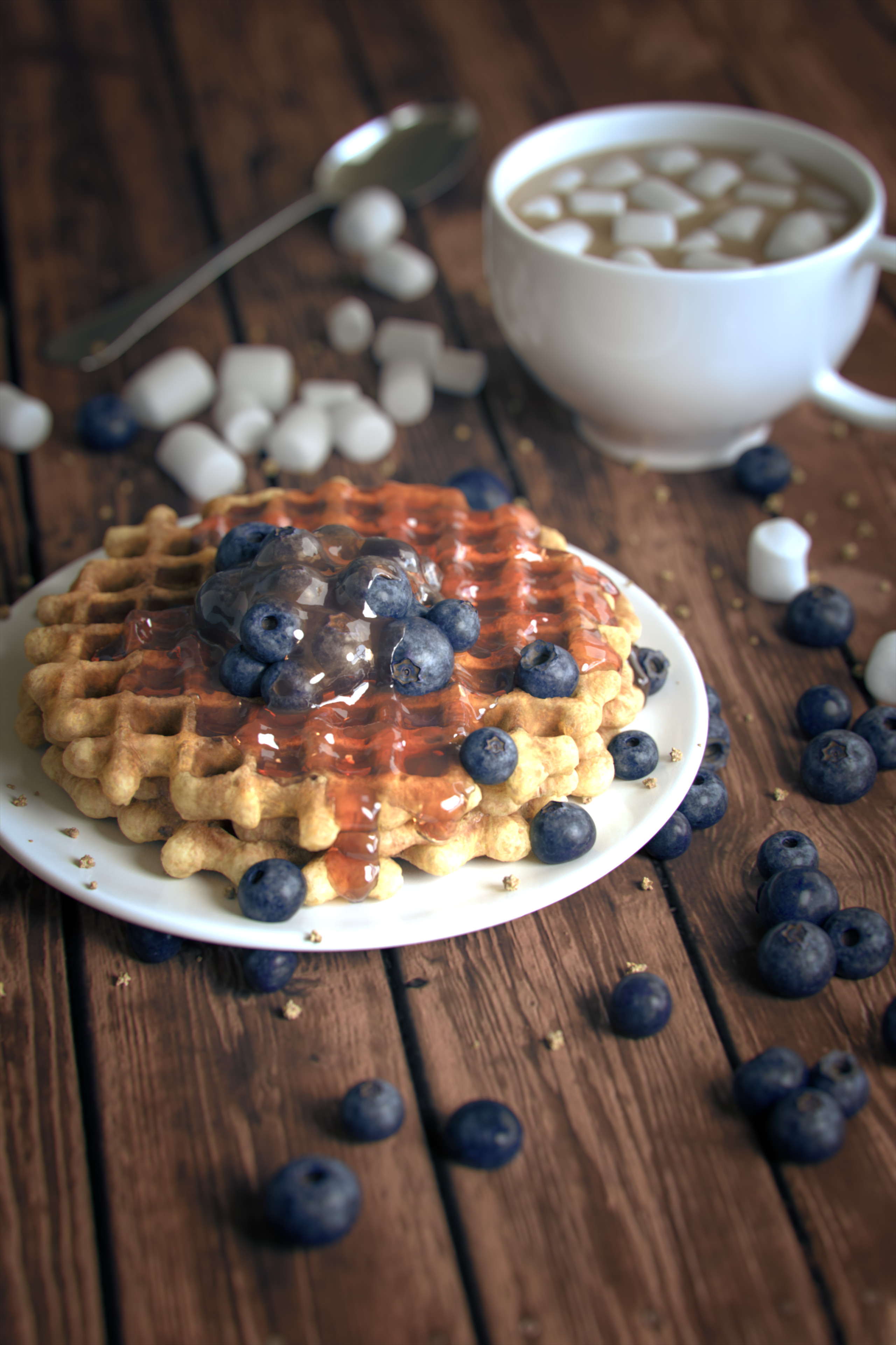 Blueberry Waffles - Overview