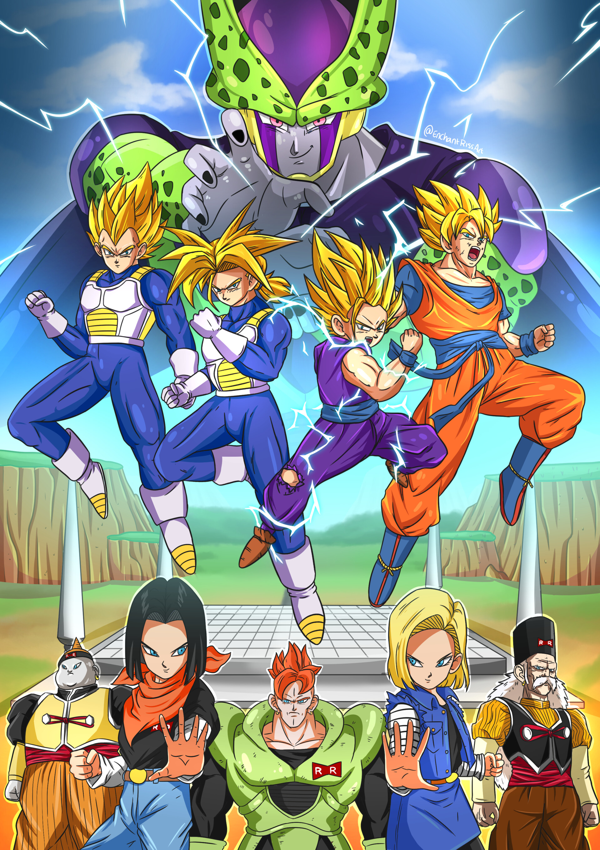 Dragon Ball Z Android Saga | Canvas Print