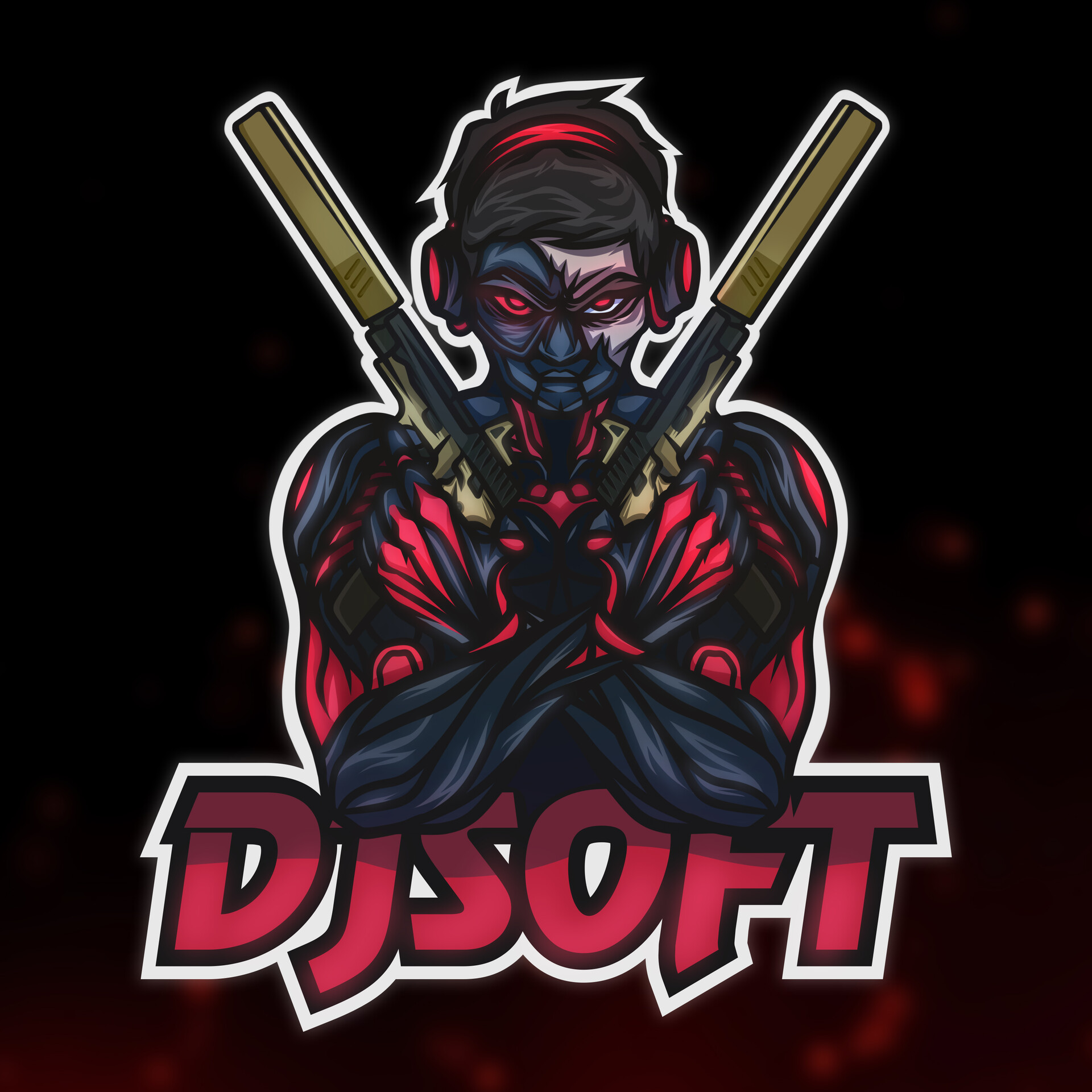 Artstation Killer Esports Logo Mascot Aidana Jeenisova