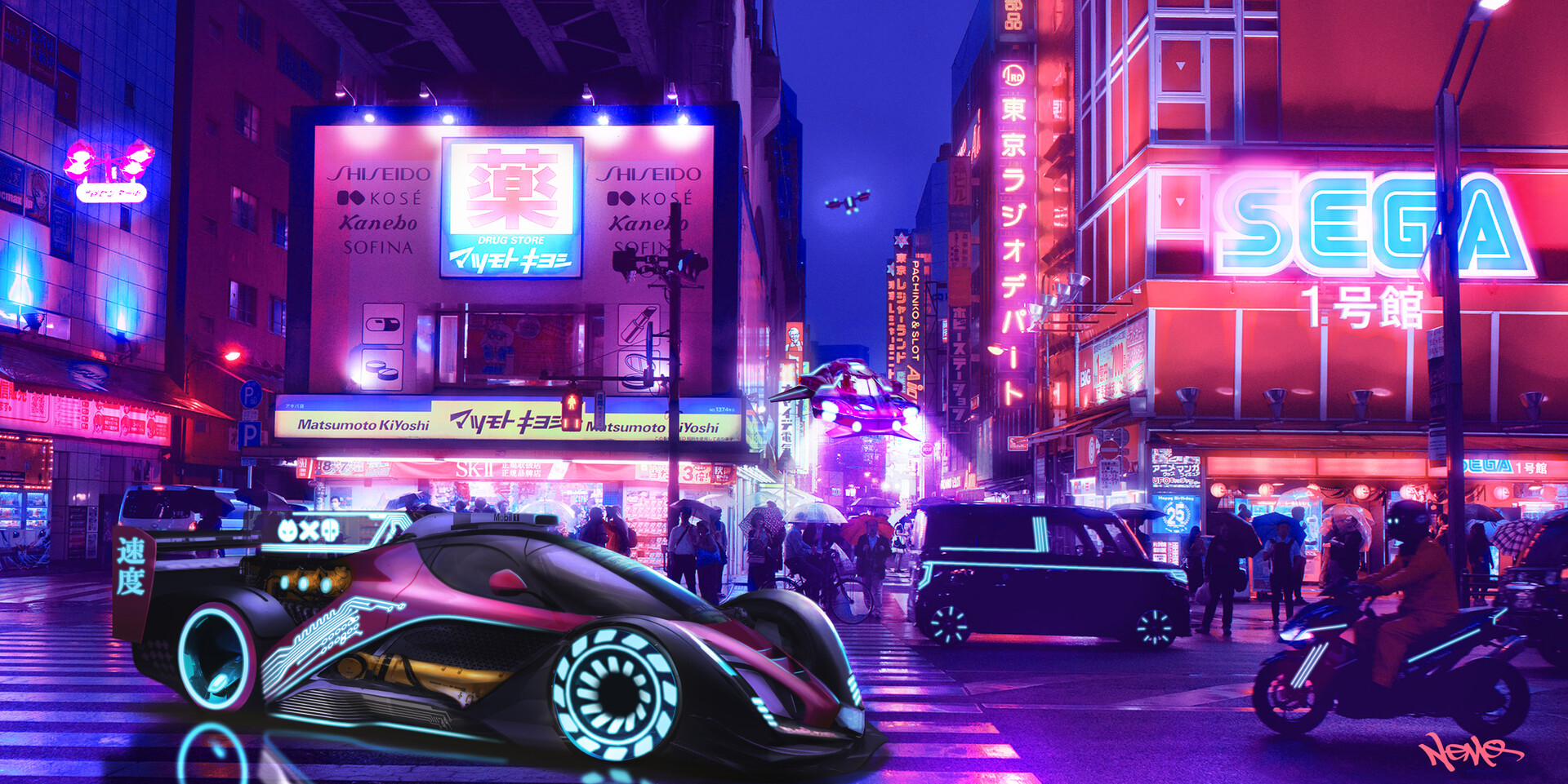 Artstation Cyberpunk 2077 David Scott Neal Ii