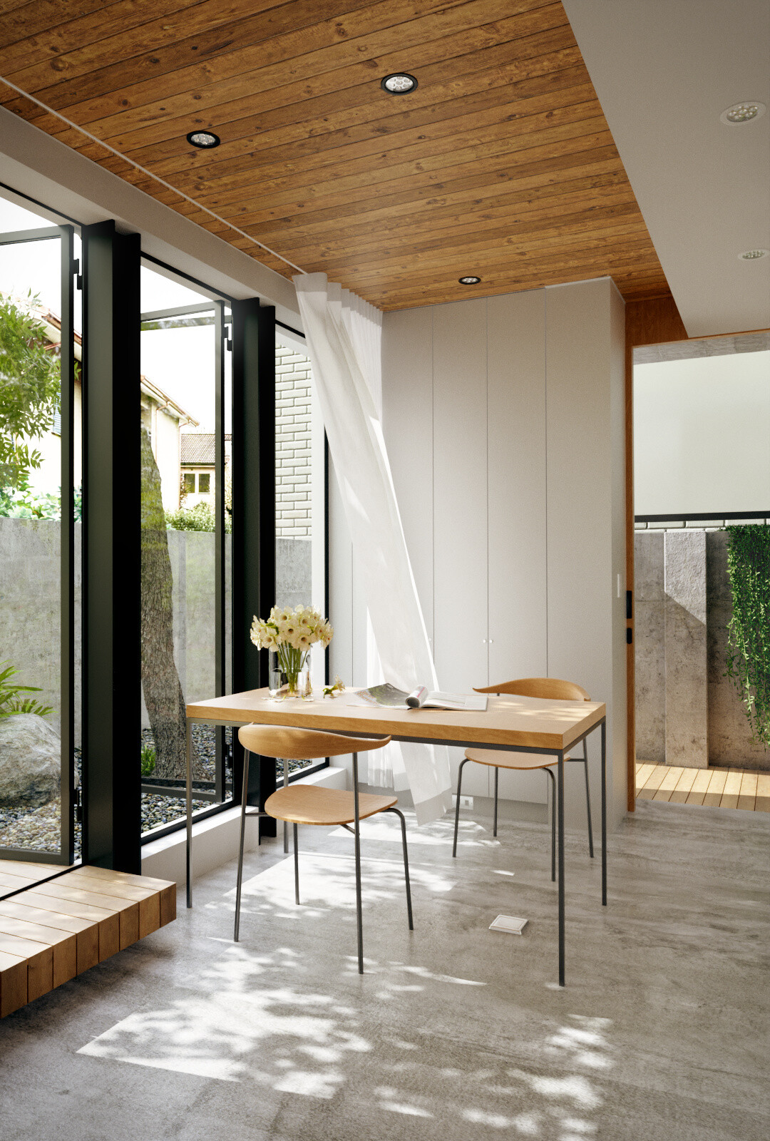 Artstation Wabi Sabi House Interior Helmy Ardiansyah