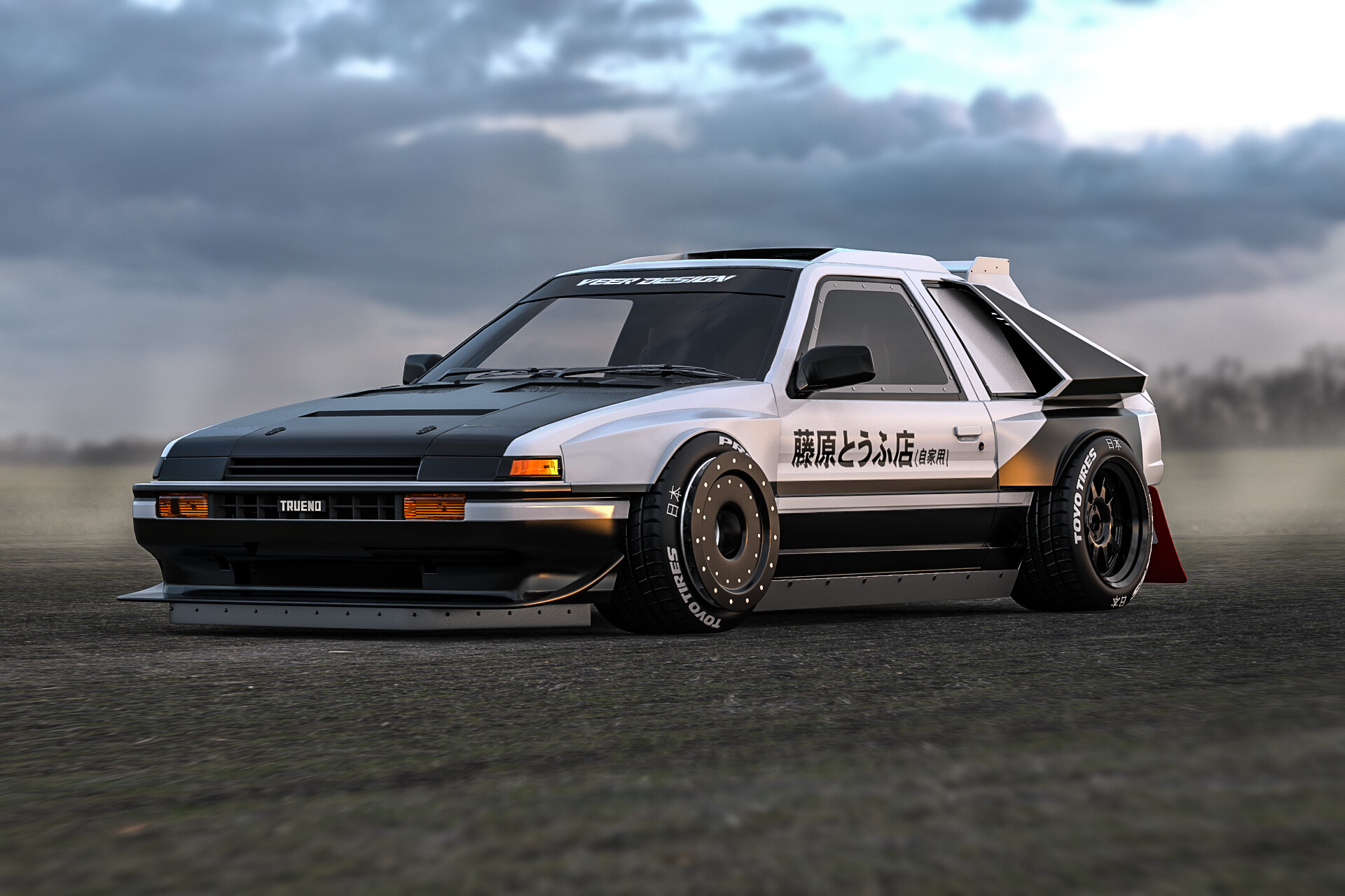 Artstation Initial D Ae86
