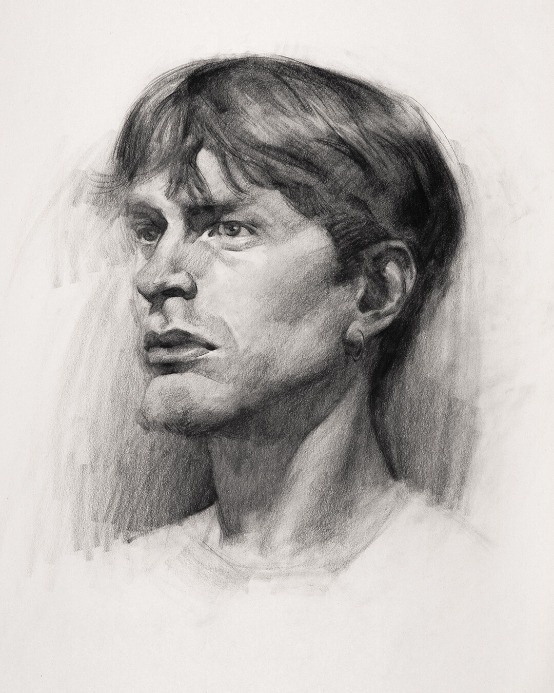ArtStation Old Portrait Drawing, Stan Prokopenko