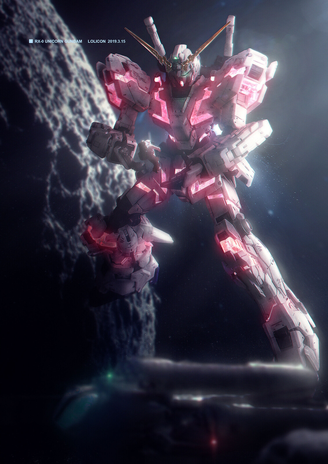 Artstation Unicorn Gundam Lolicon 01