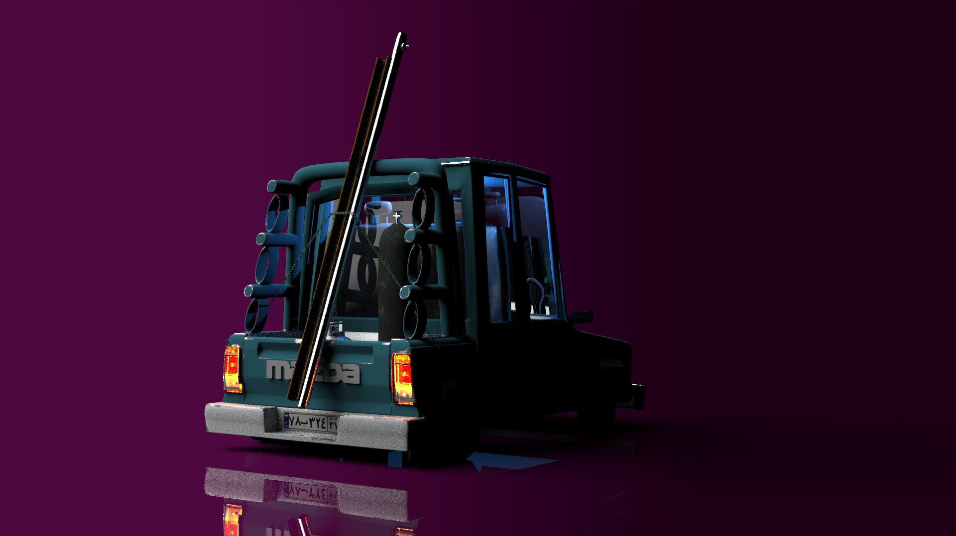 Iman Pakzad Mazda 3d Model