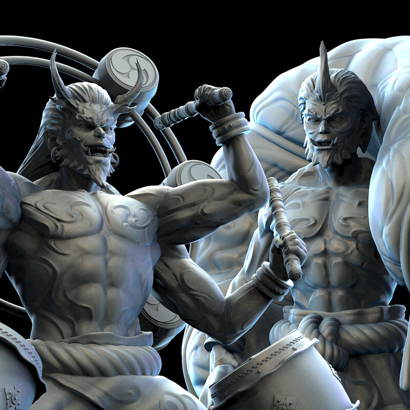 Kumron Mol Raijin Fujin