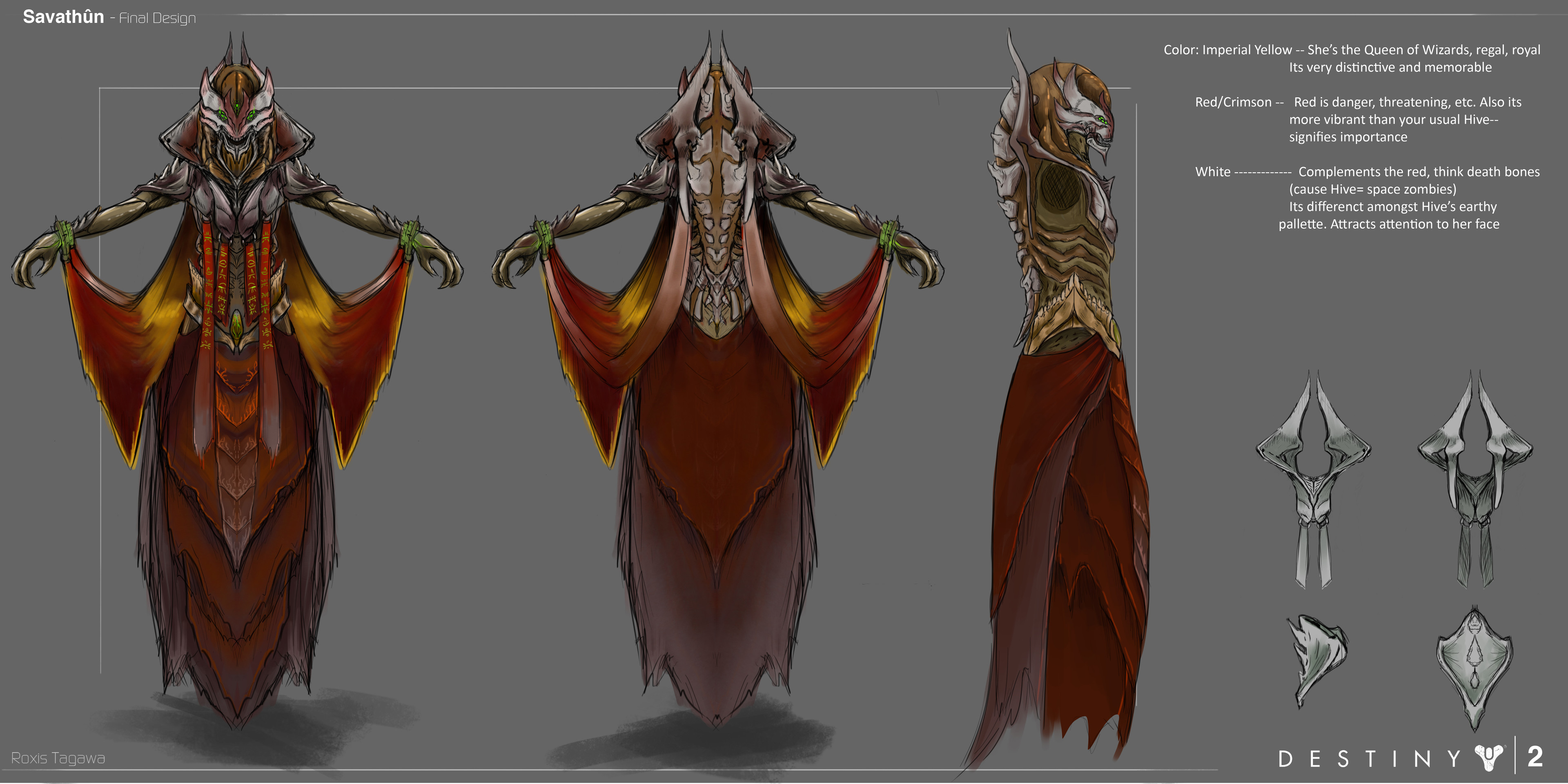 Portfolio Kyo Tagawa Destiny 2 Savathûn Fan Concept (2019)