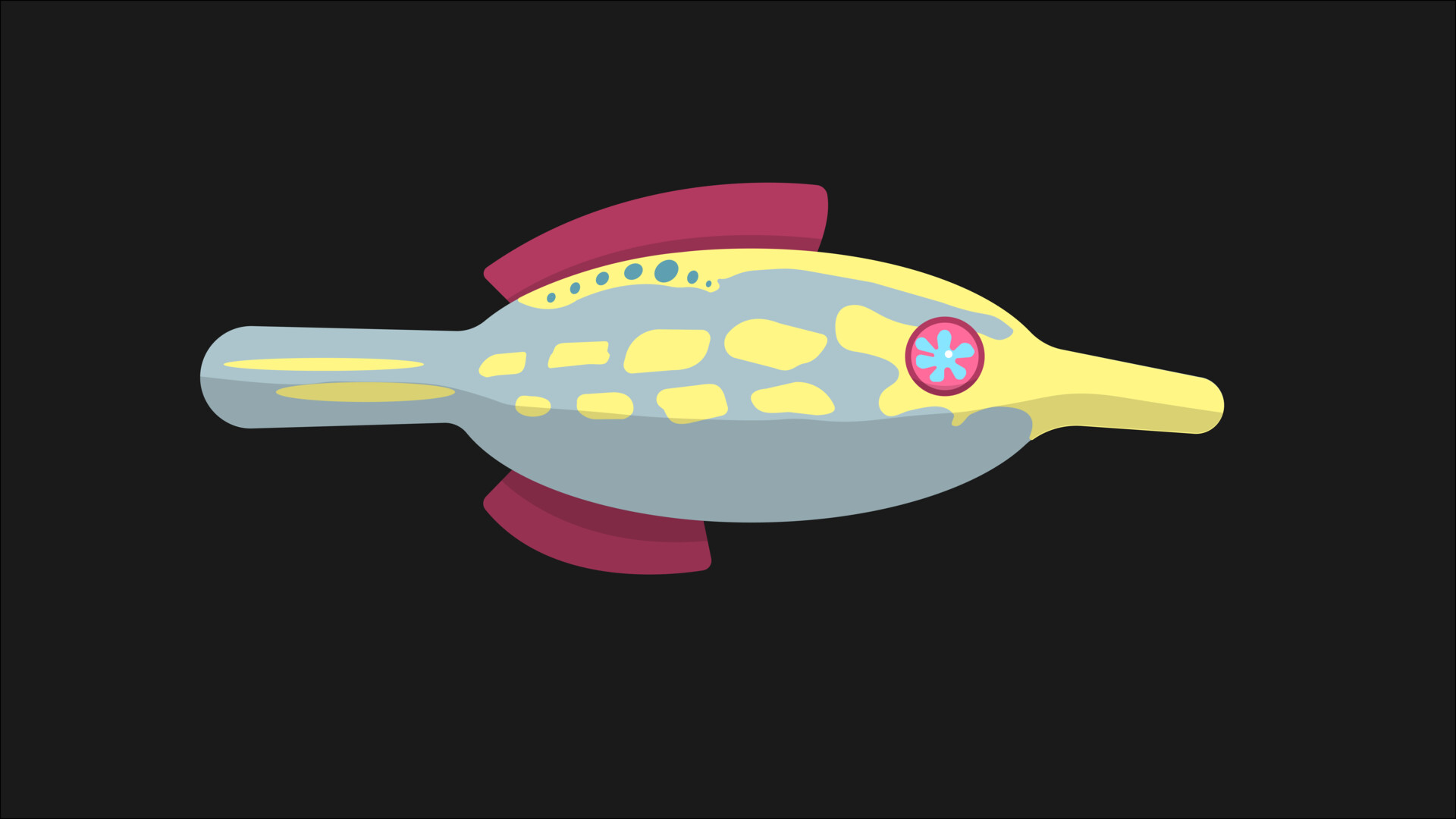 Noelle Badzik Bird Wrasse Fish Illustrator After Effects Animation