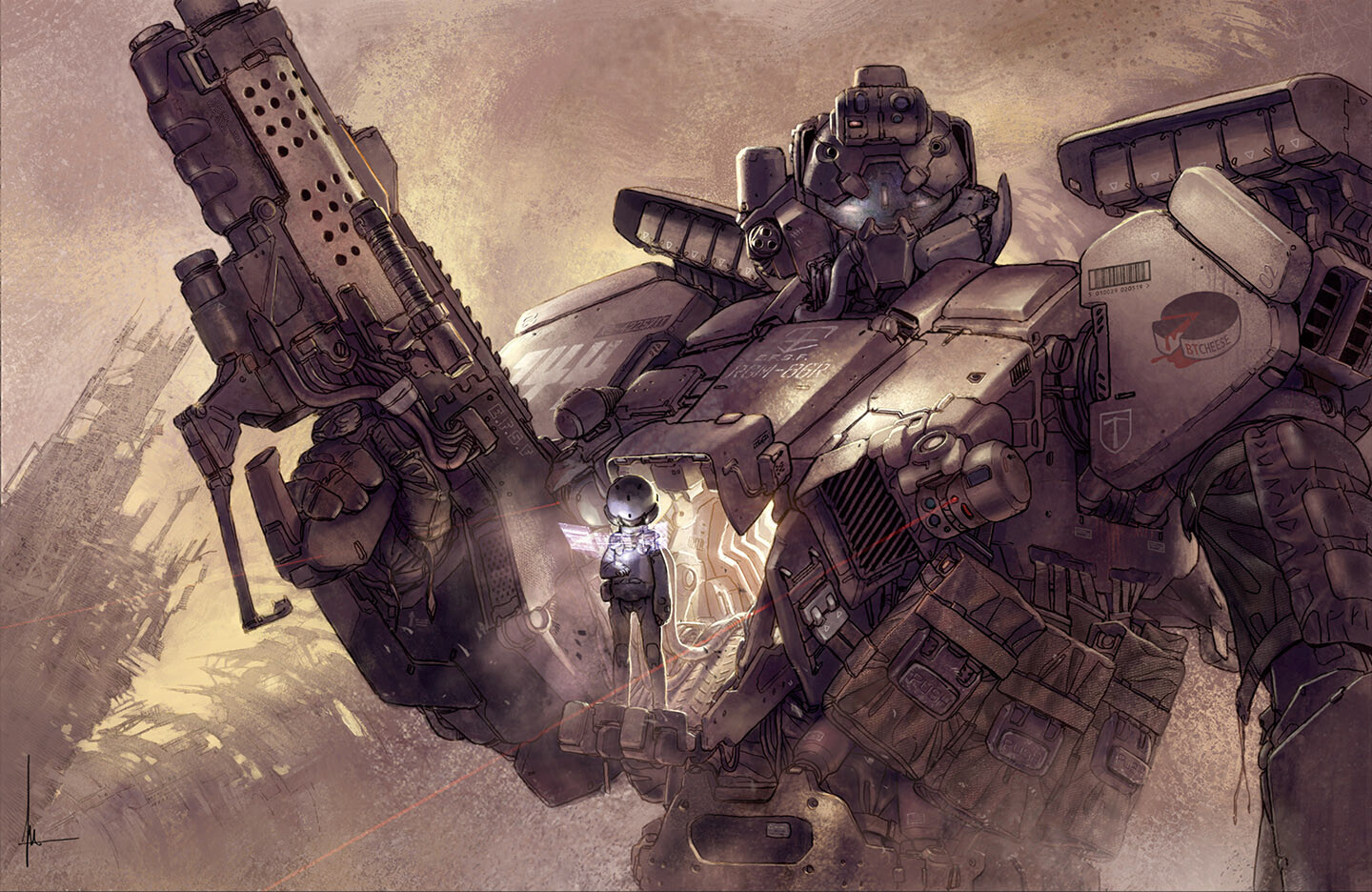 ArtStation - 高达同人图