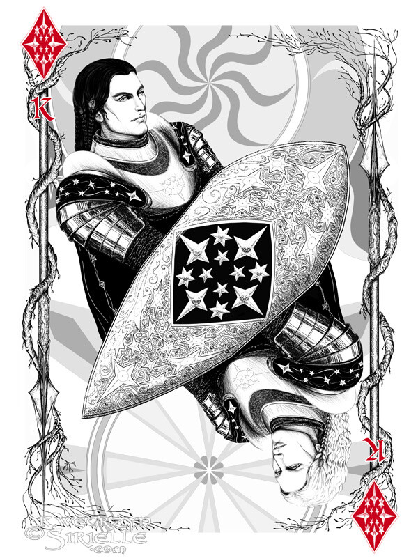 King of Diamonds variant
Prints at RB:
https://www.redbubble.com/i/art-print/King-of-Diamonds-by-Sirielle/40117576.1G4ZT