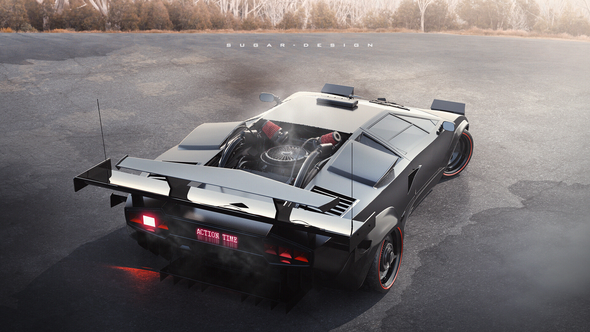 Lamborghini Countach РѕР±РѕРё 1920 1080