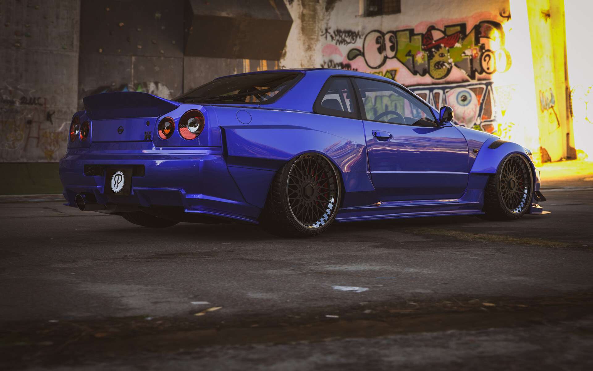 Nissan Skyline GTR r34 Widebody