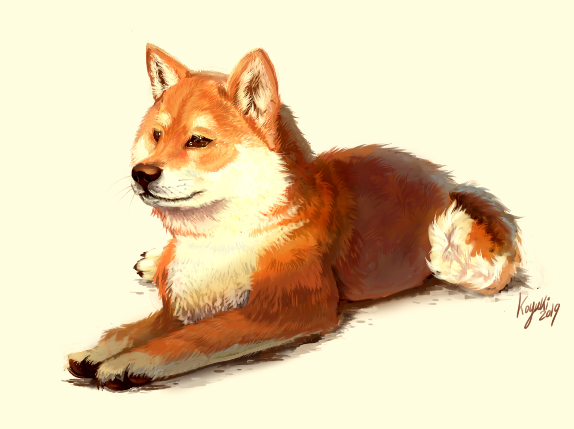 Shiba inu drawing realistic new arrivals