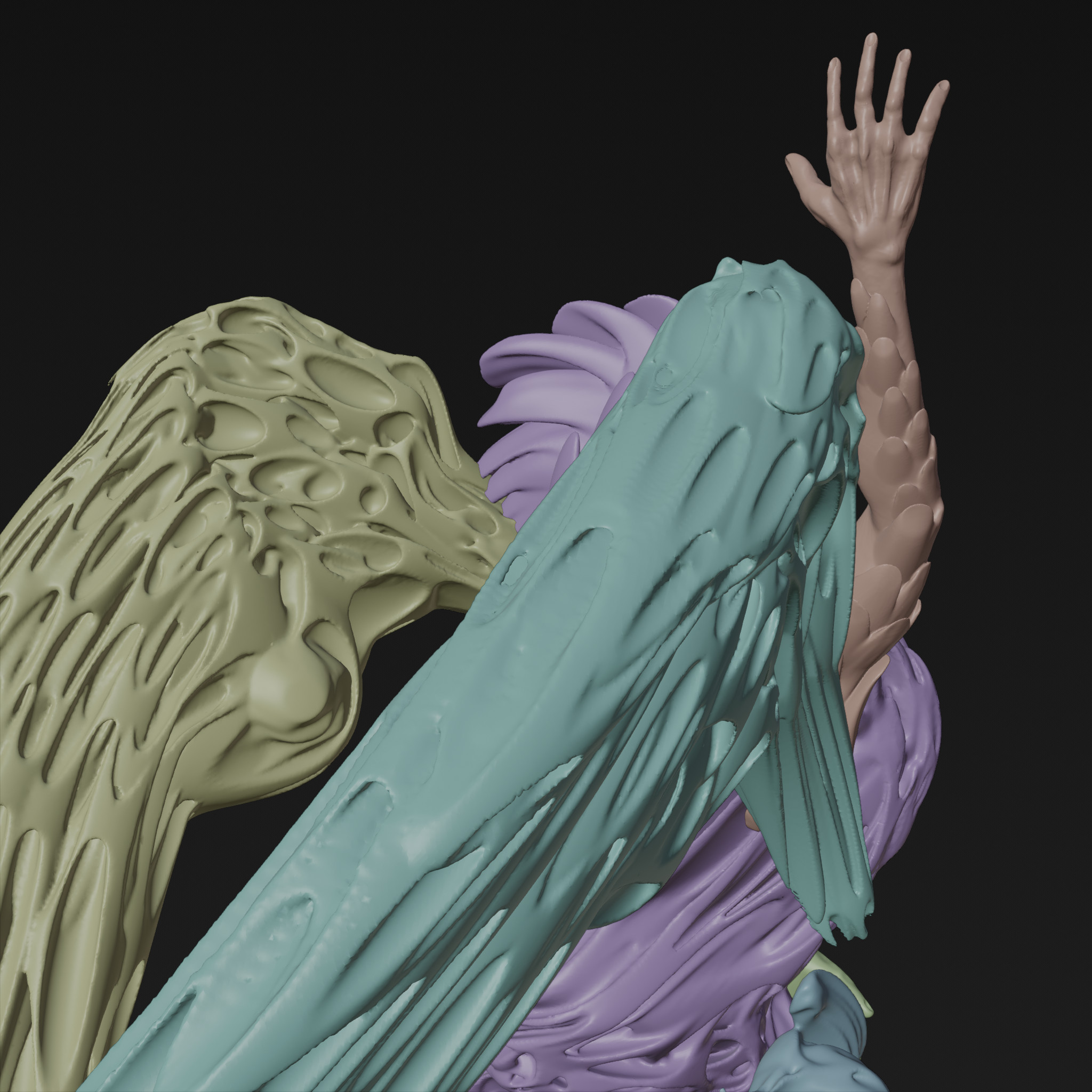 Viewport in Blender.
