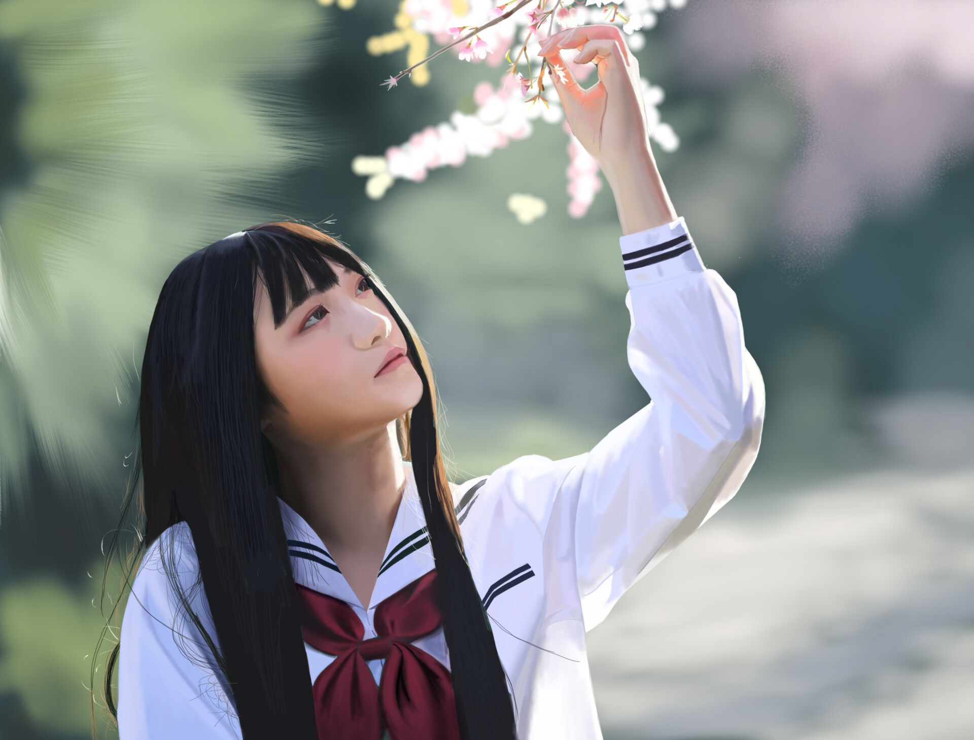 Wallpaper Khibran Farhan Sakura Nagashi For Android
