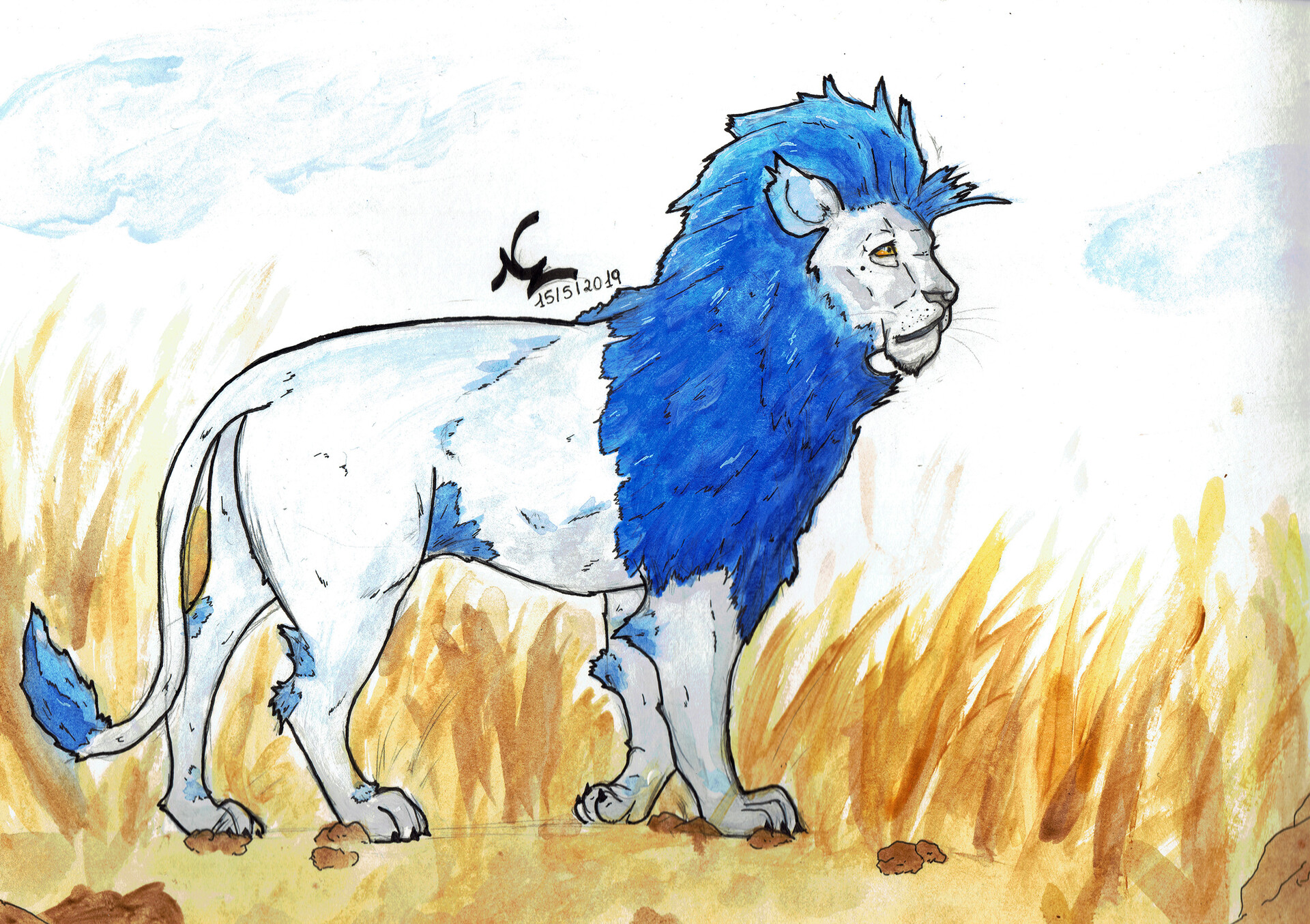 Artstation Blue Lion Nau Herrera