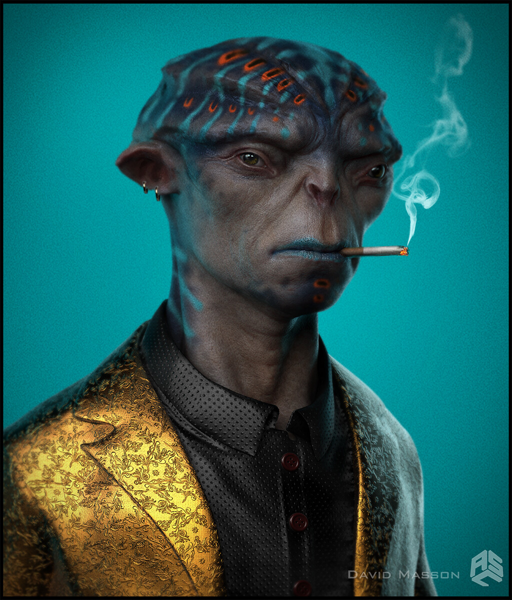 David Masson Mib International Alien Ganster