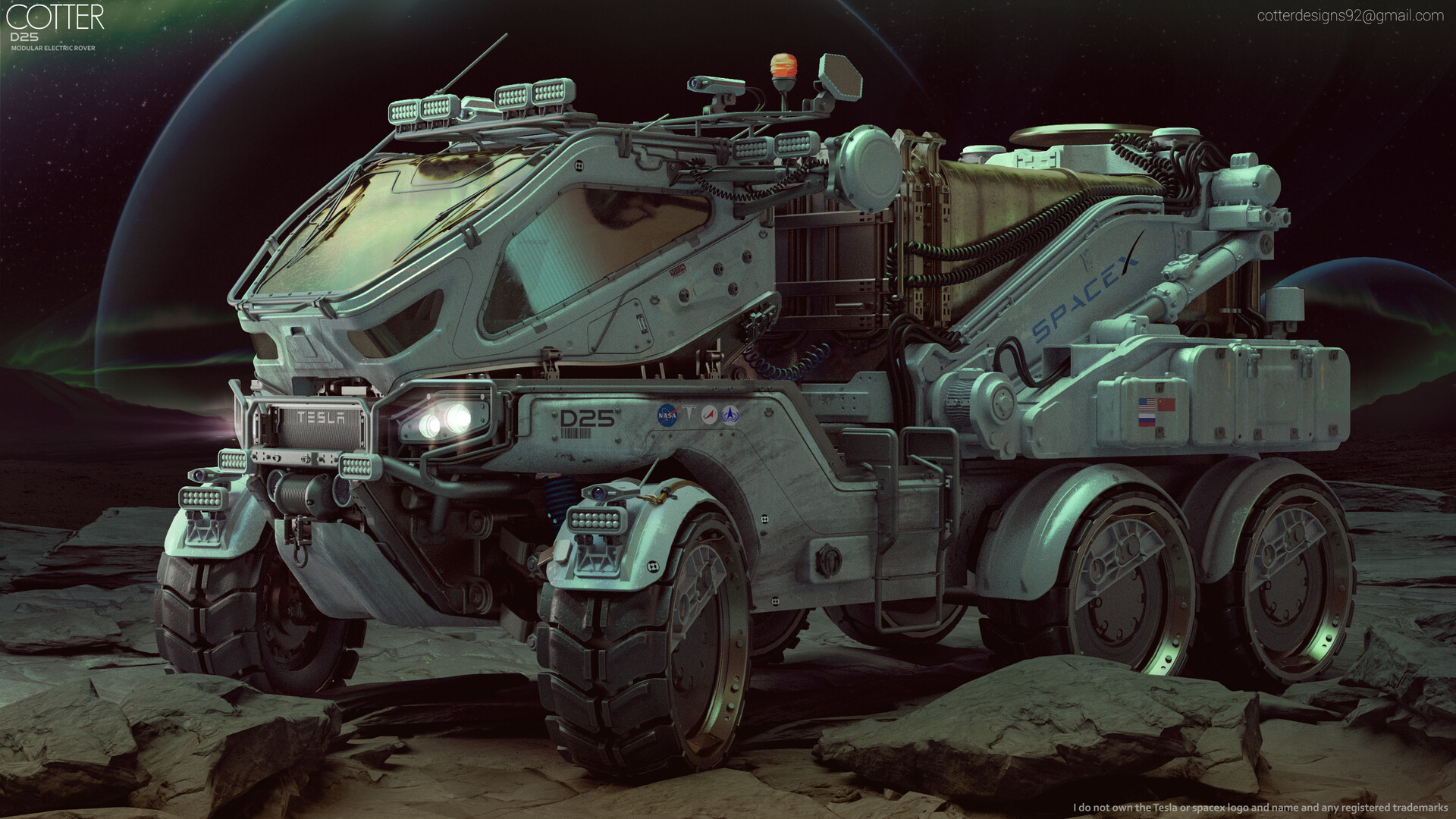 D25 Modular Rover by Joshua Cotter : r/ImaginaryVehicles