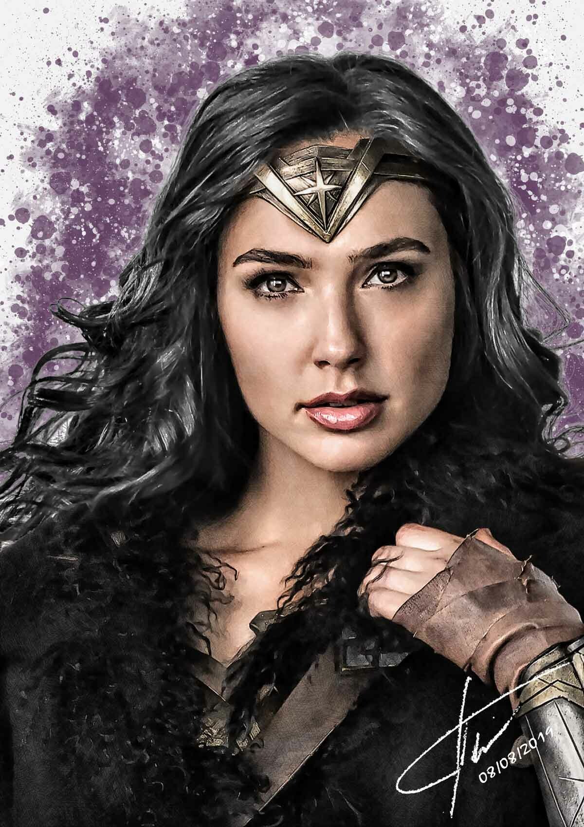 Artstation Wonderwoman Gal Gadot Glauco De Bellis