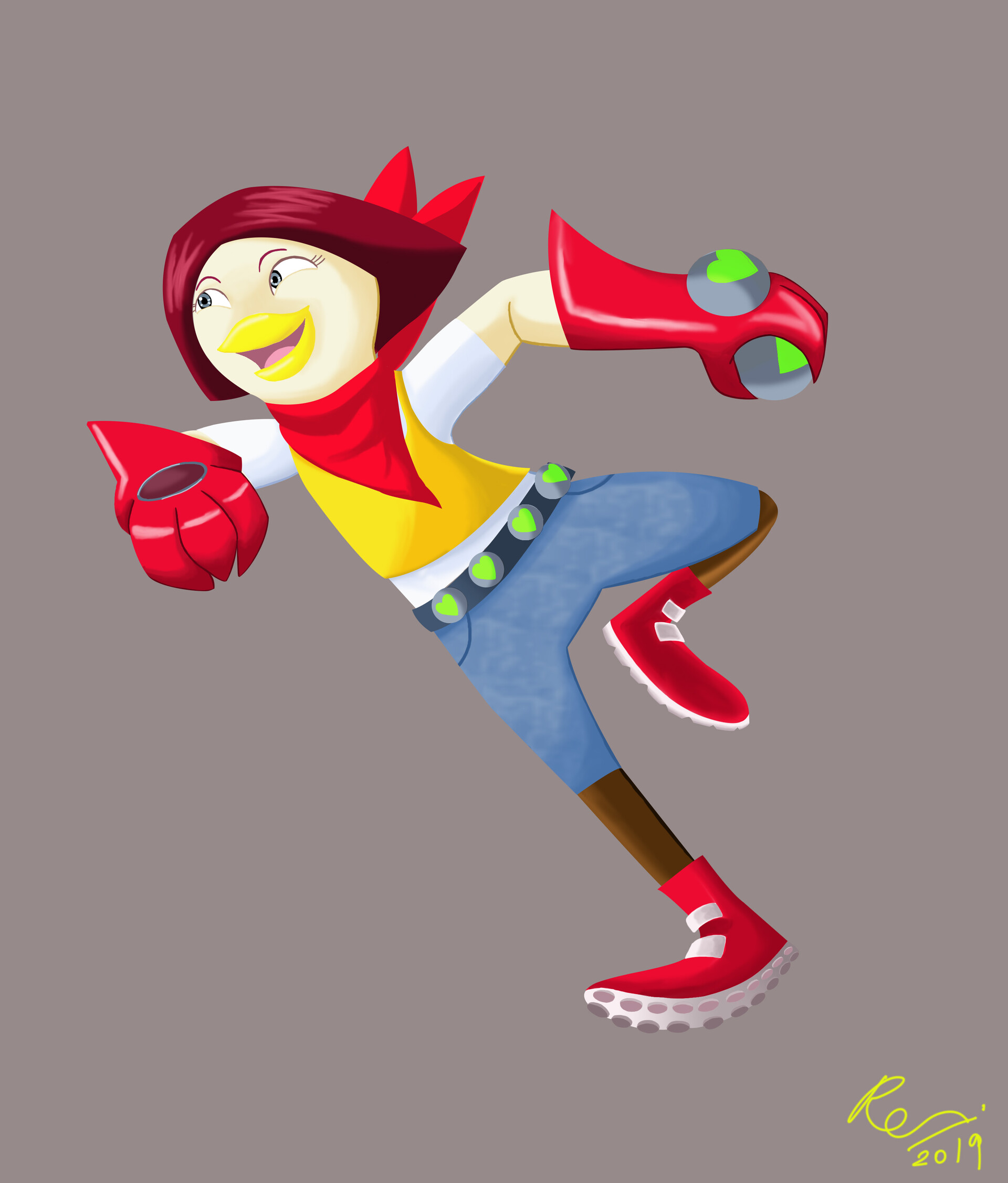 Ros Zafirah Johari Binti Ahmad Zukni Character Design