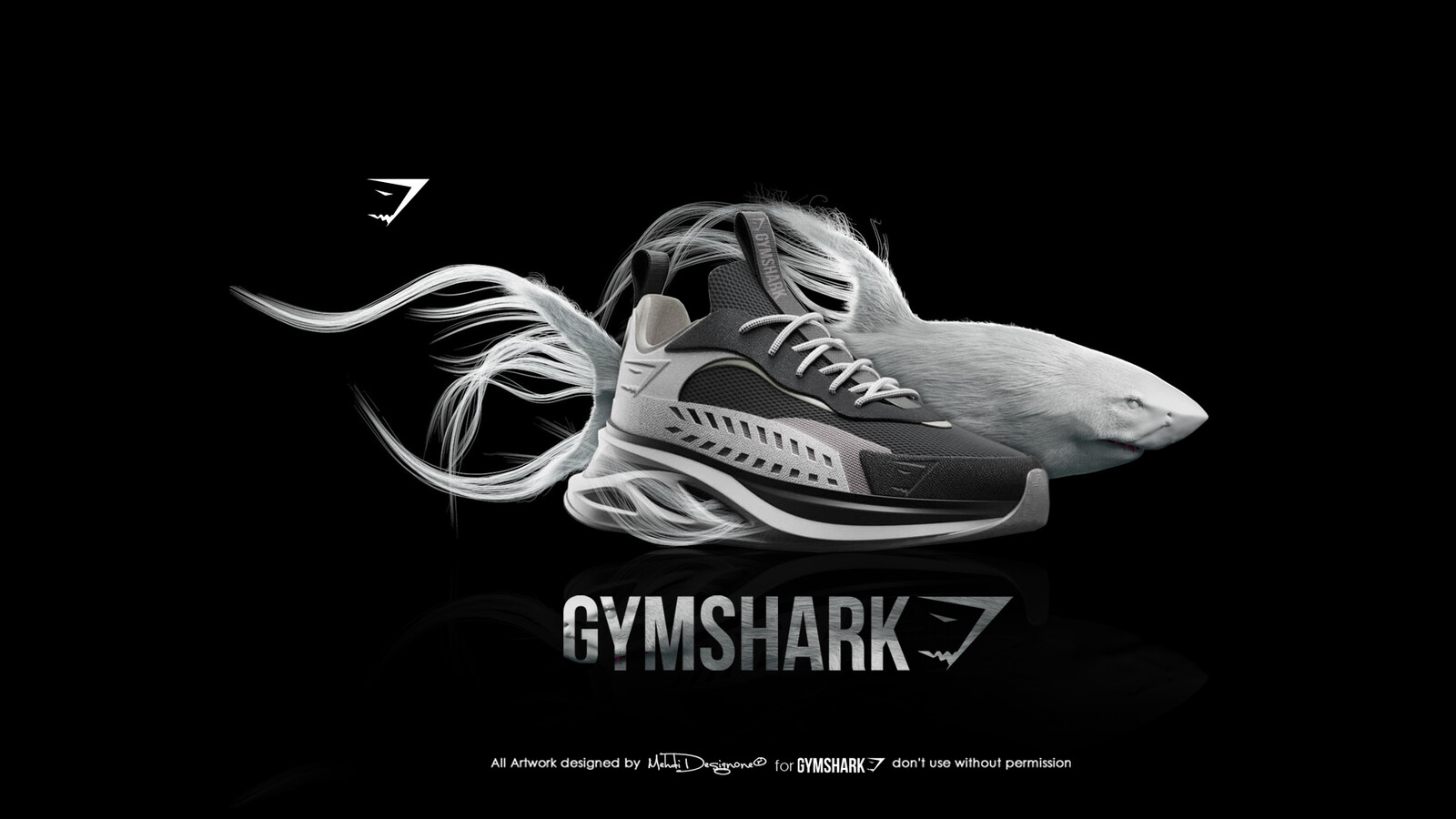 Artstation Gymshark Sneaker Mehdi Abouelmahassine