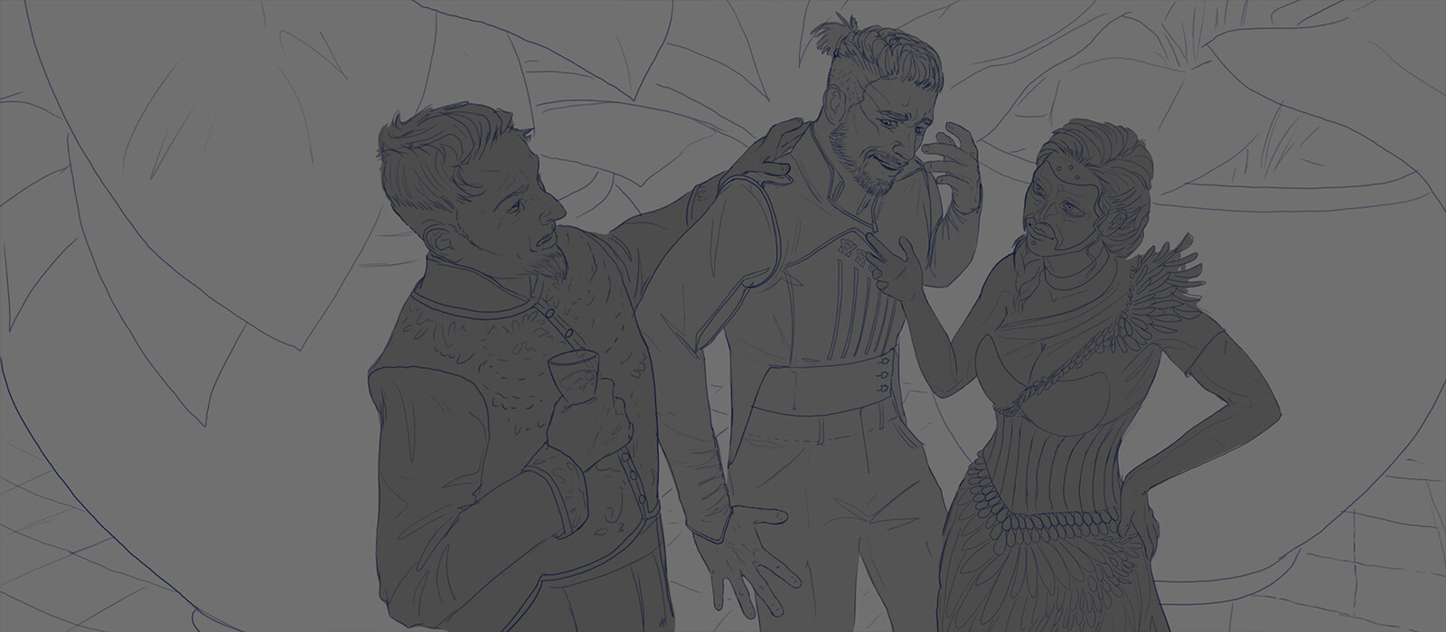 New idea, yet we were too far away. The outfits kept changing too. 