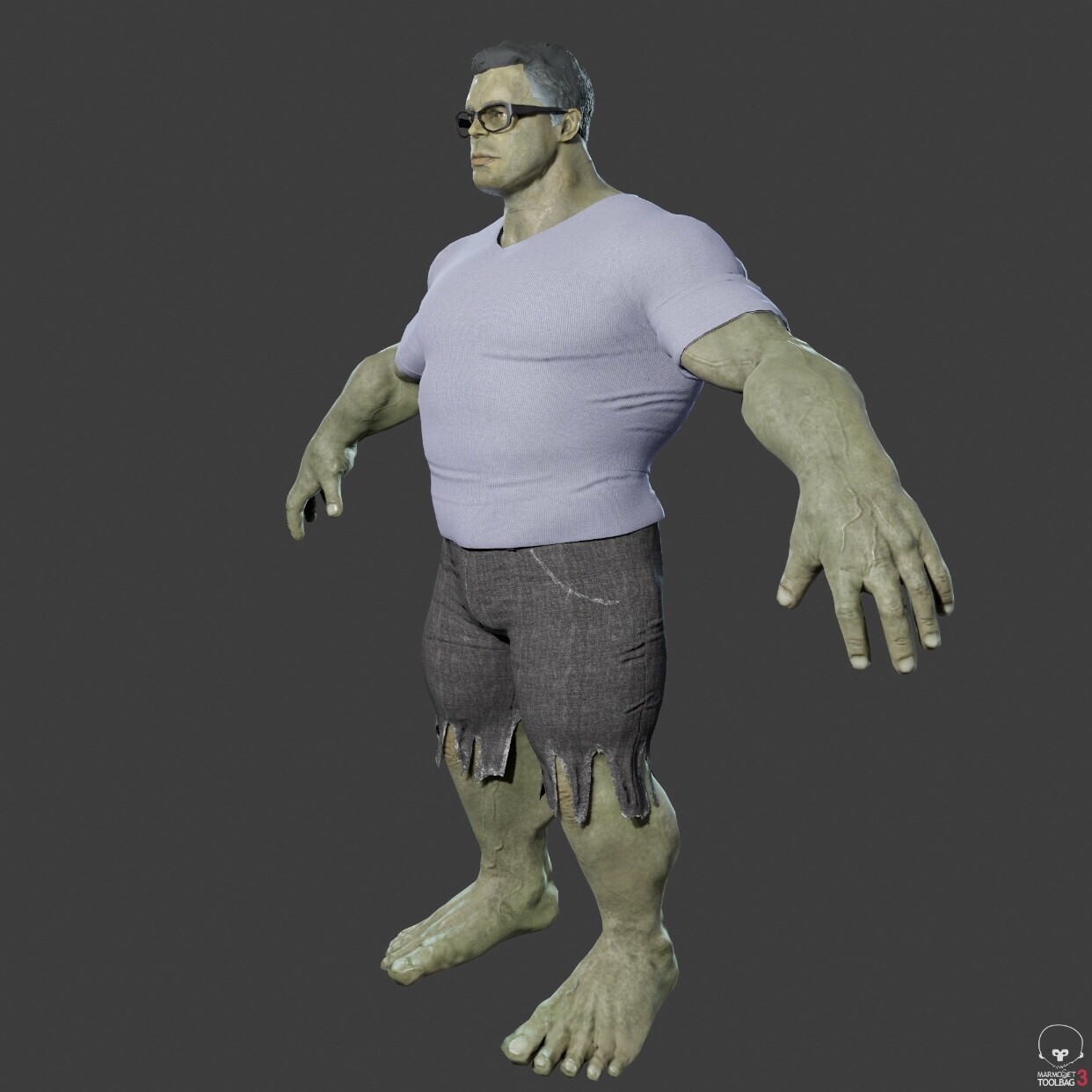 Artstation Professor Hulk Avengers Endgame Dwayne