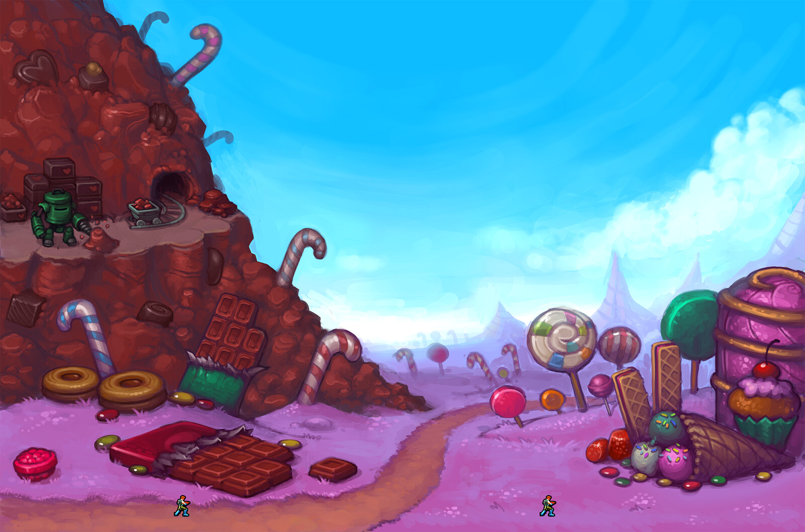 Every game needs a candy-land!