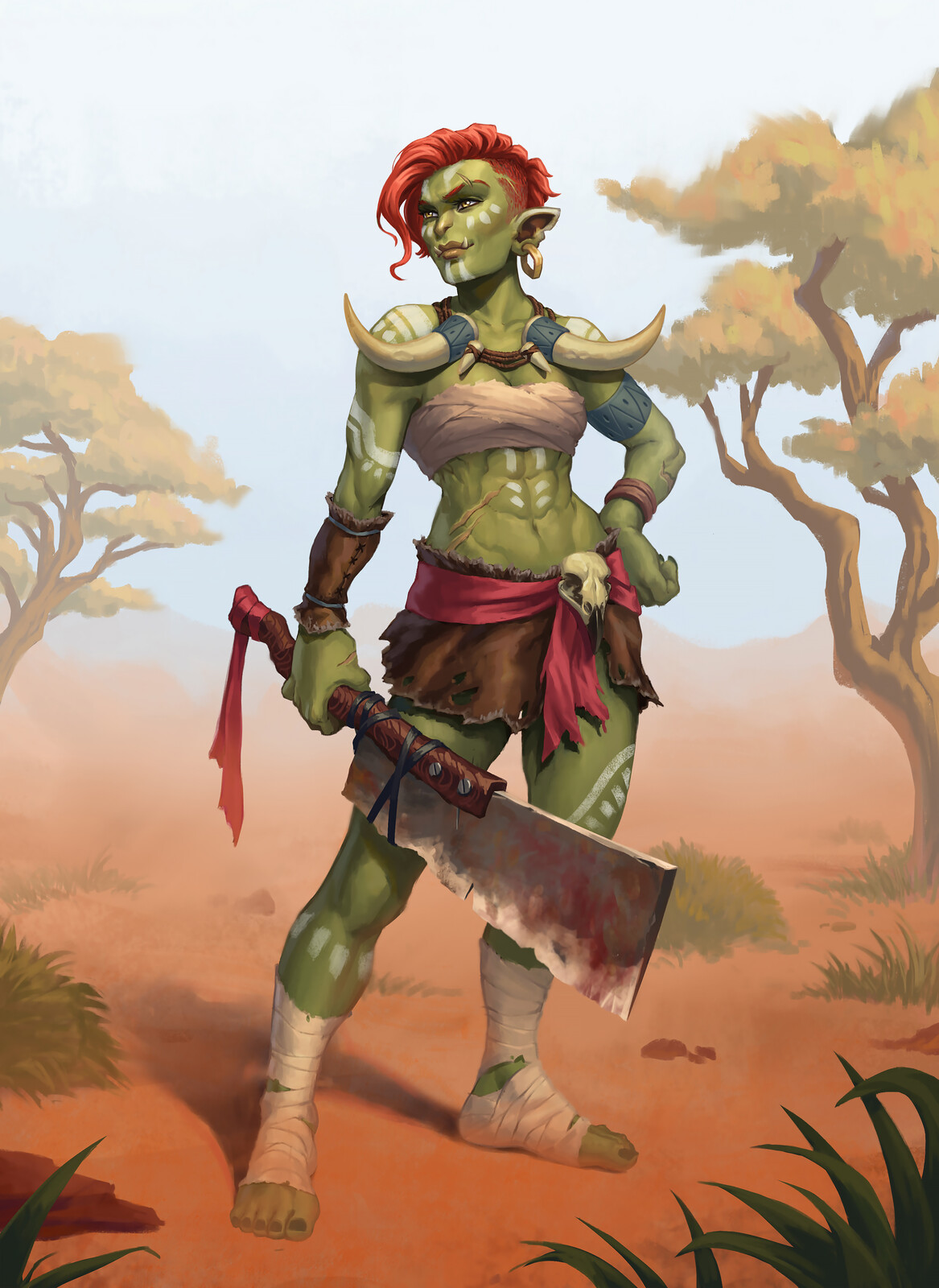 Artstation Female Orc Igor Mota