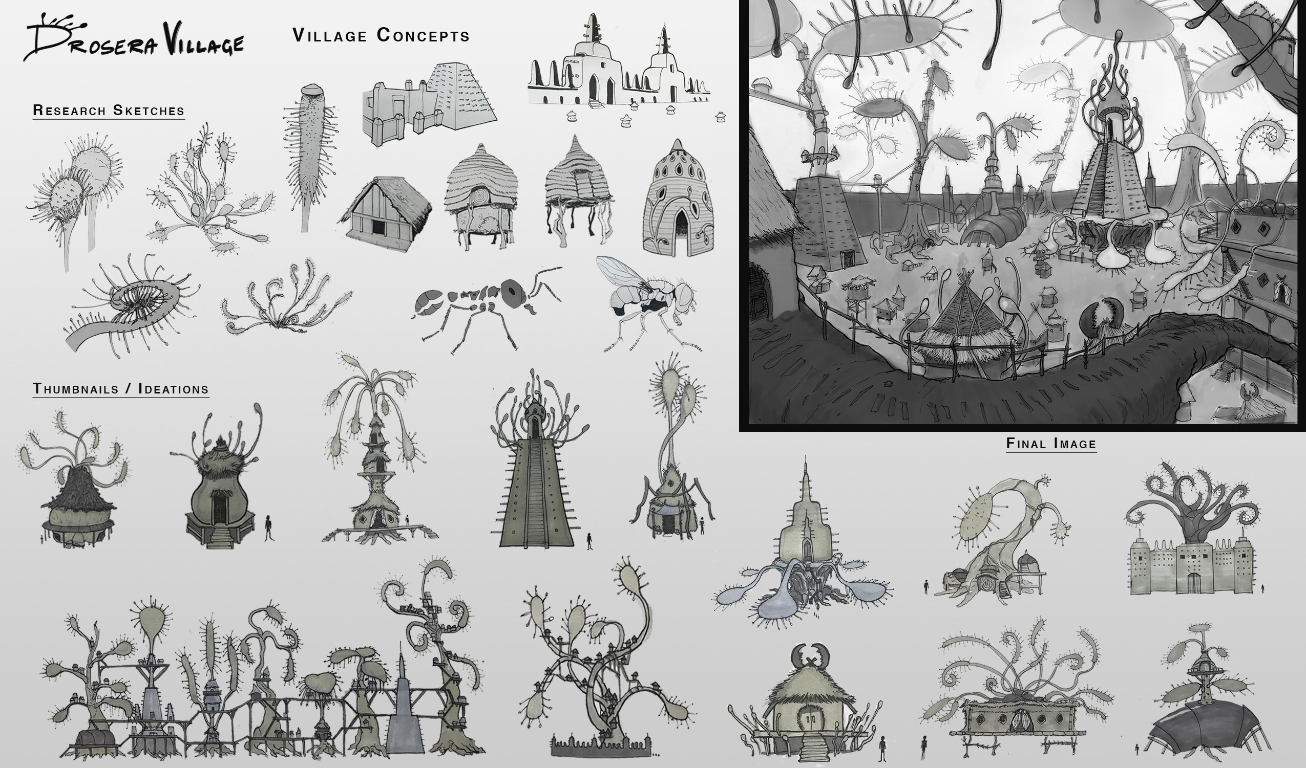 Village/building concepts for a personal project