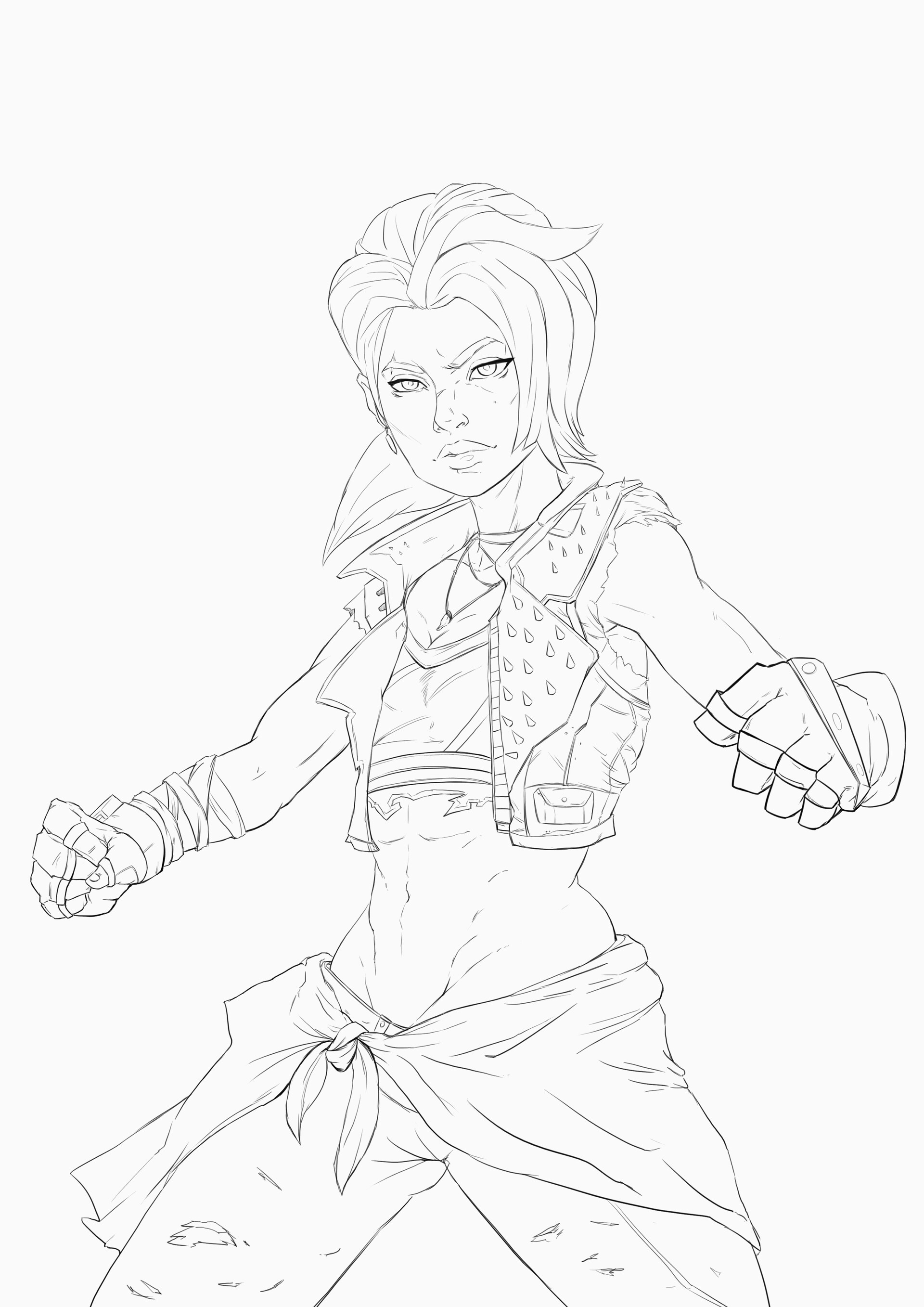 picture Borderlands 3 Drawings borderlands 3 amara fan art saif z k