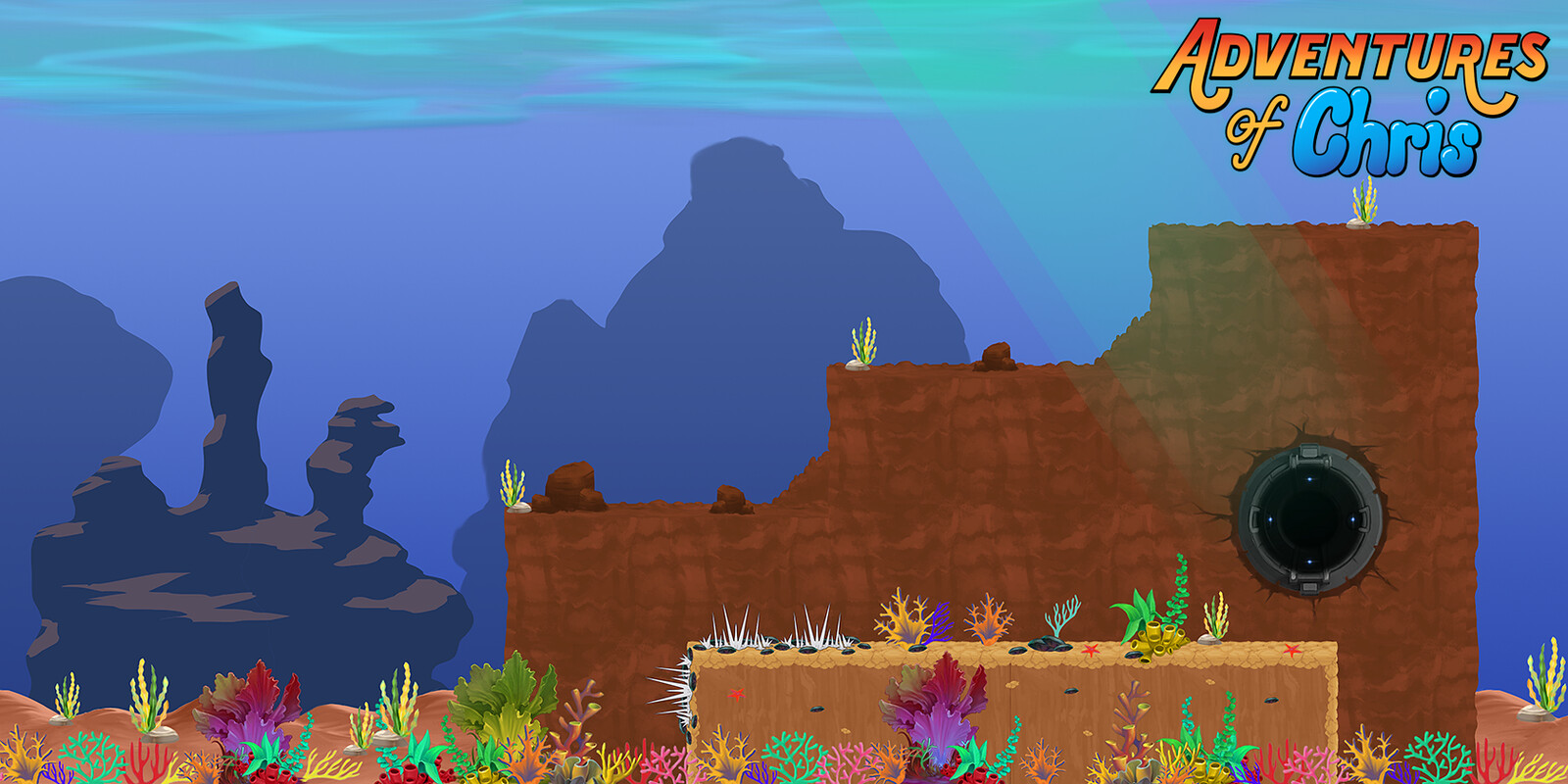 Underwater BG extended mockup with extra assets.