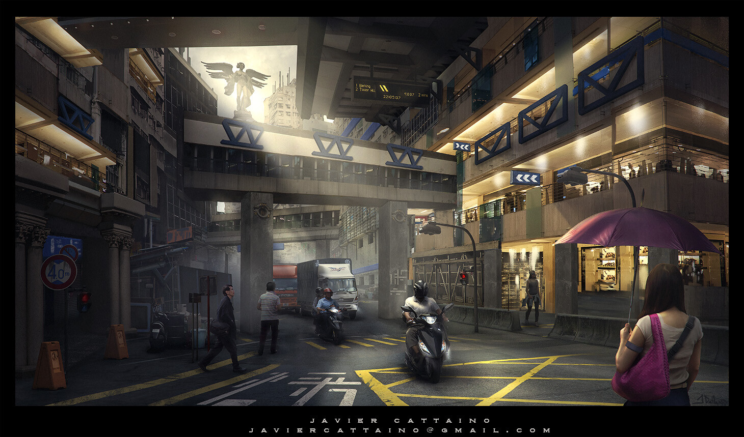 City outlet concept art