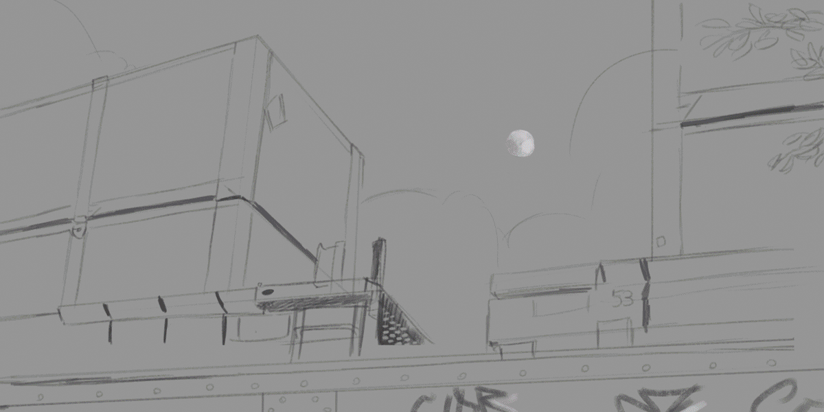 Process of cover illustration
