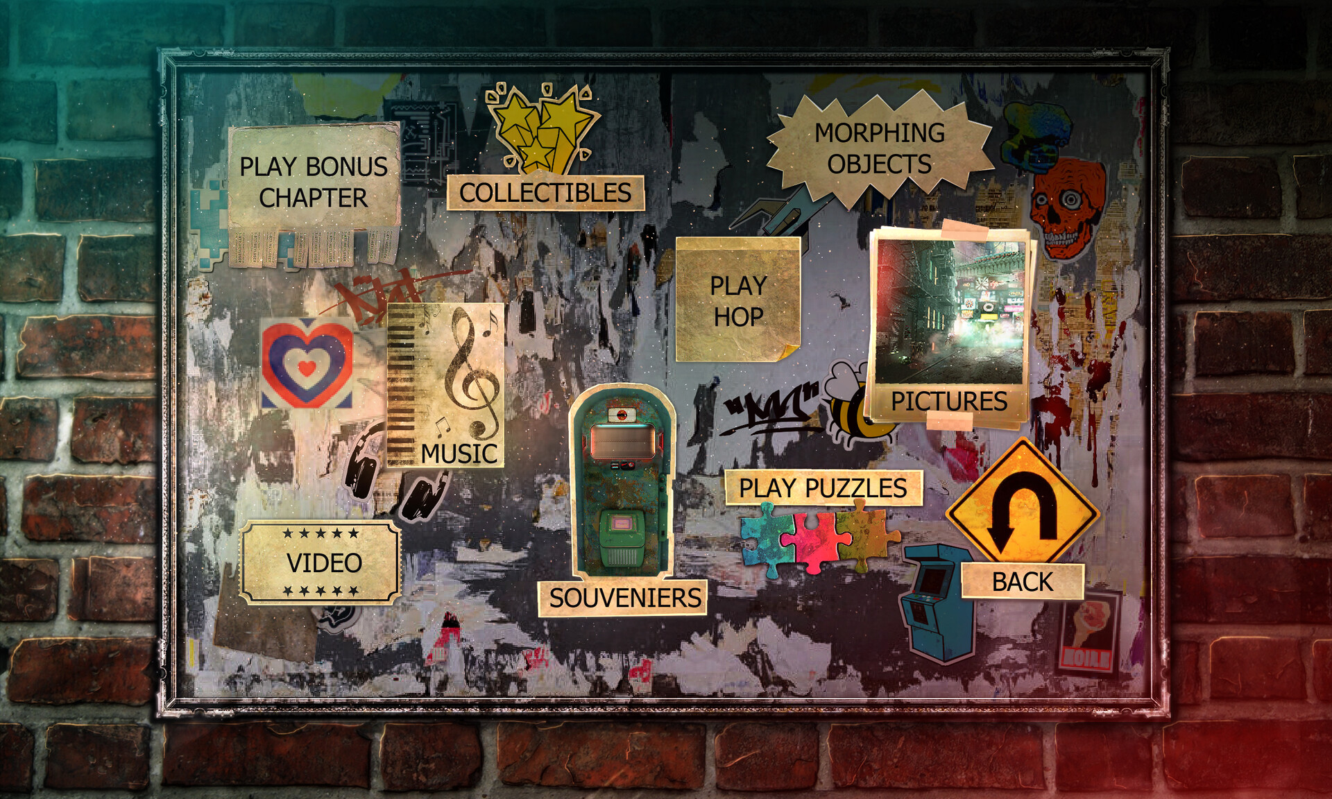ArtStation - Extras menu for game The Andersen Accounts 3: A Voice Of ...