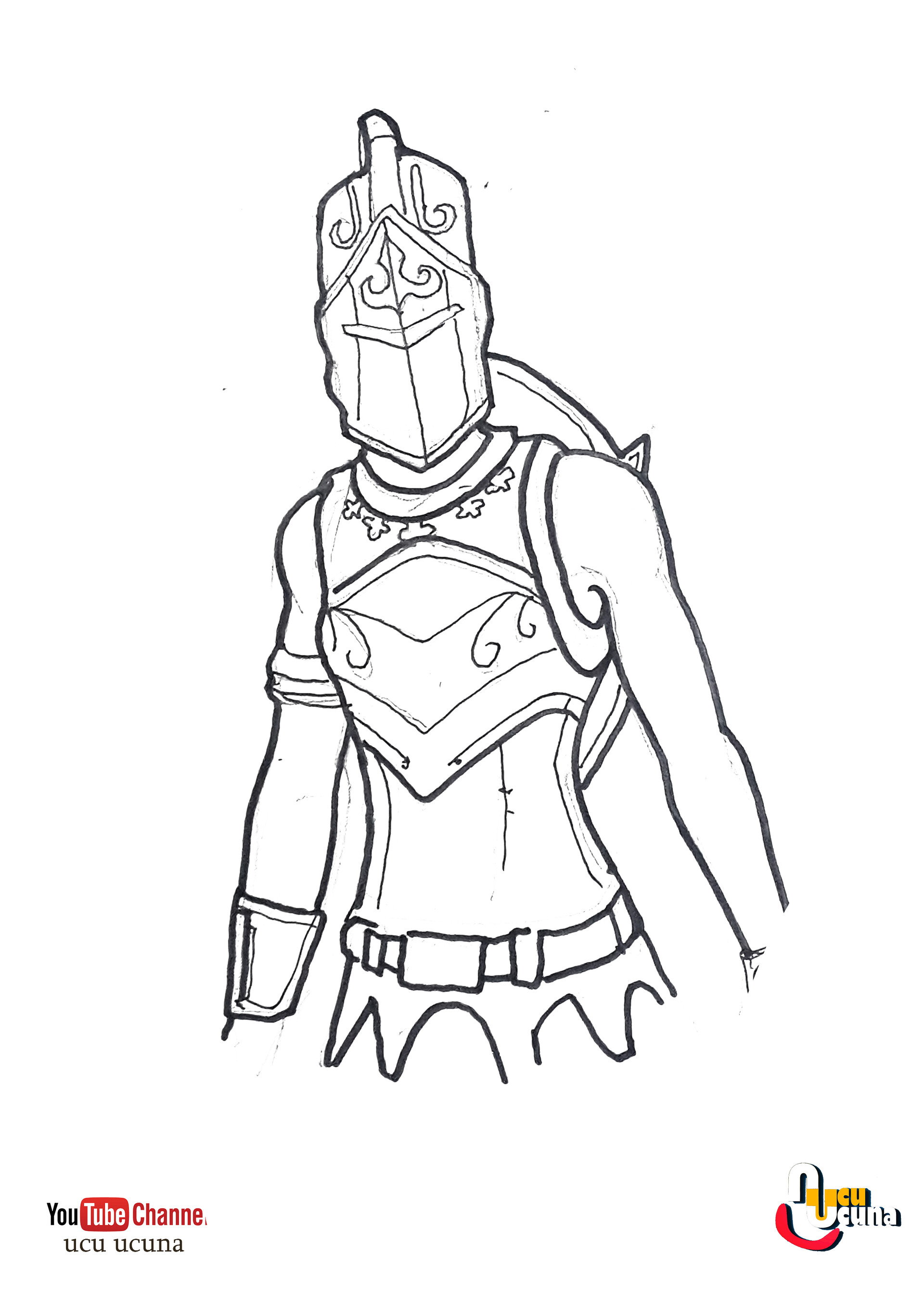 Artstation How To Draw The Red Knight Fortnite Ucu Ucuna